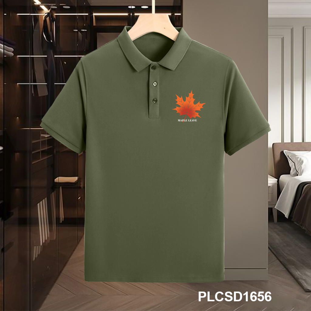 Áo polo nam form vừa regular vải cá sấu đứng form PLCSD1656 Miucho Iconic in artwork_thumbnail_5