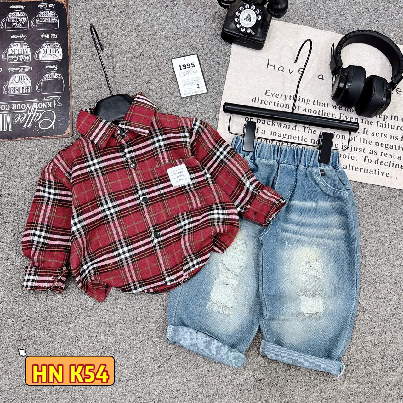 B84 BỘ SƠ MI DÀI TAY SỌC CARO CHO BÉ- A108.319_thumbnail_1