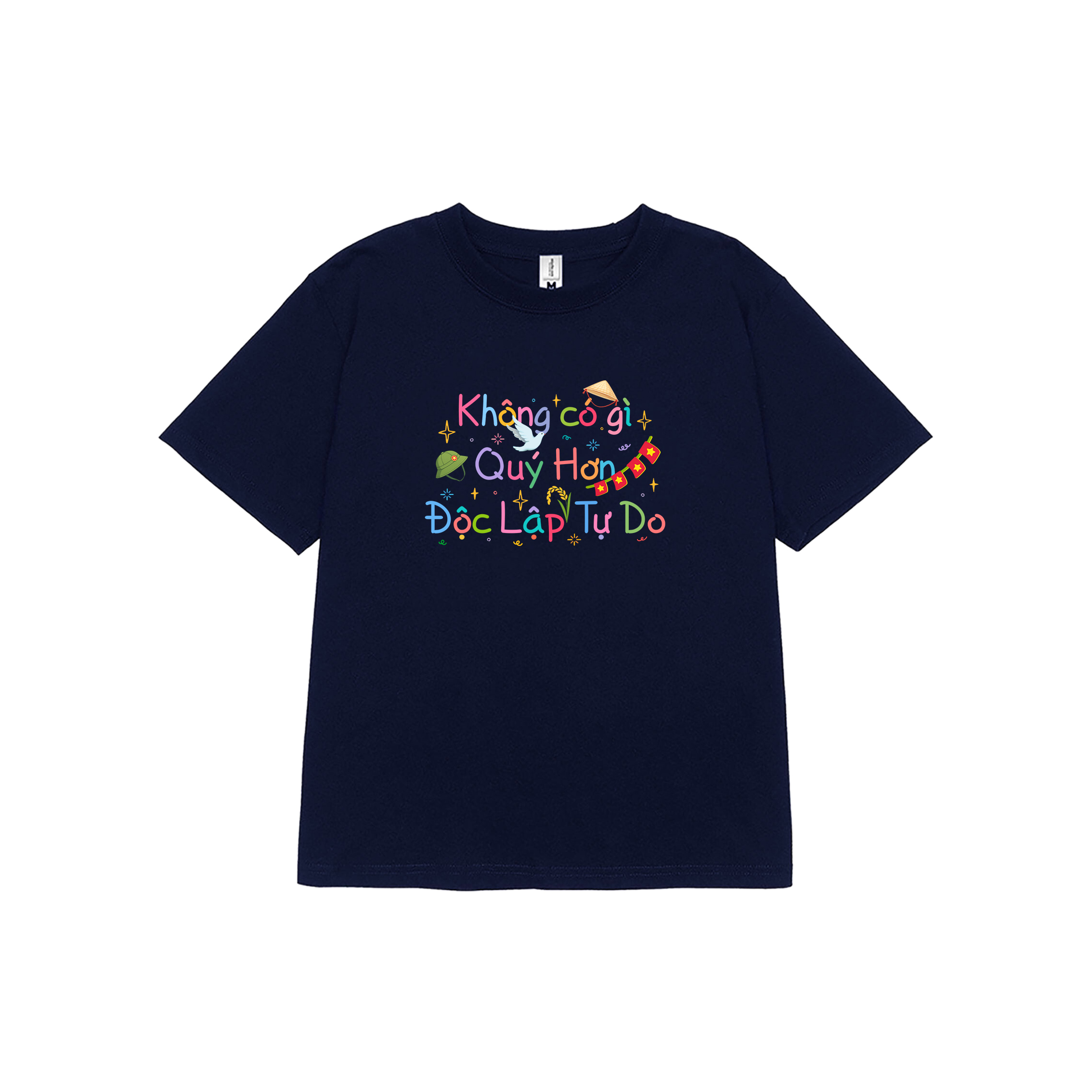 Áo baby tee Độc Lập Tự Do ABD2446 Miucho vải cotton thoáng mát mềm mại cổ tròn in mix_thumbnail_10