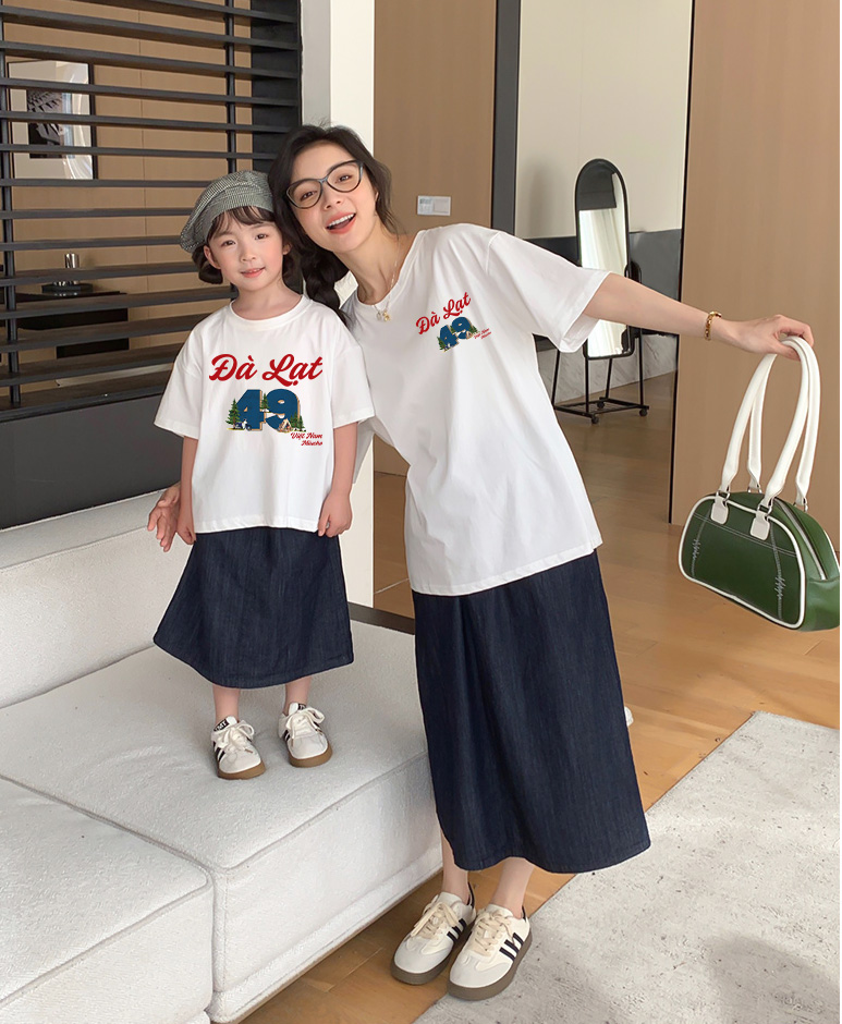 Áo thun nữ du lịch Đà Lạt form vừa regular thoáng mát ARD1297 Miucho Chic in mix_thumbnail_3