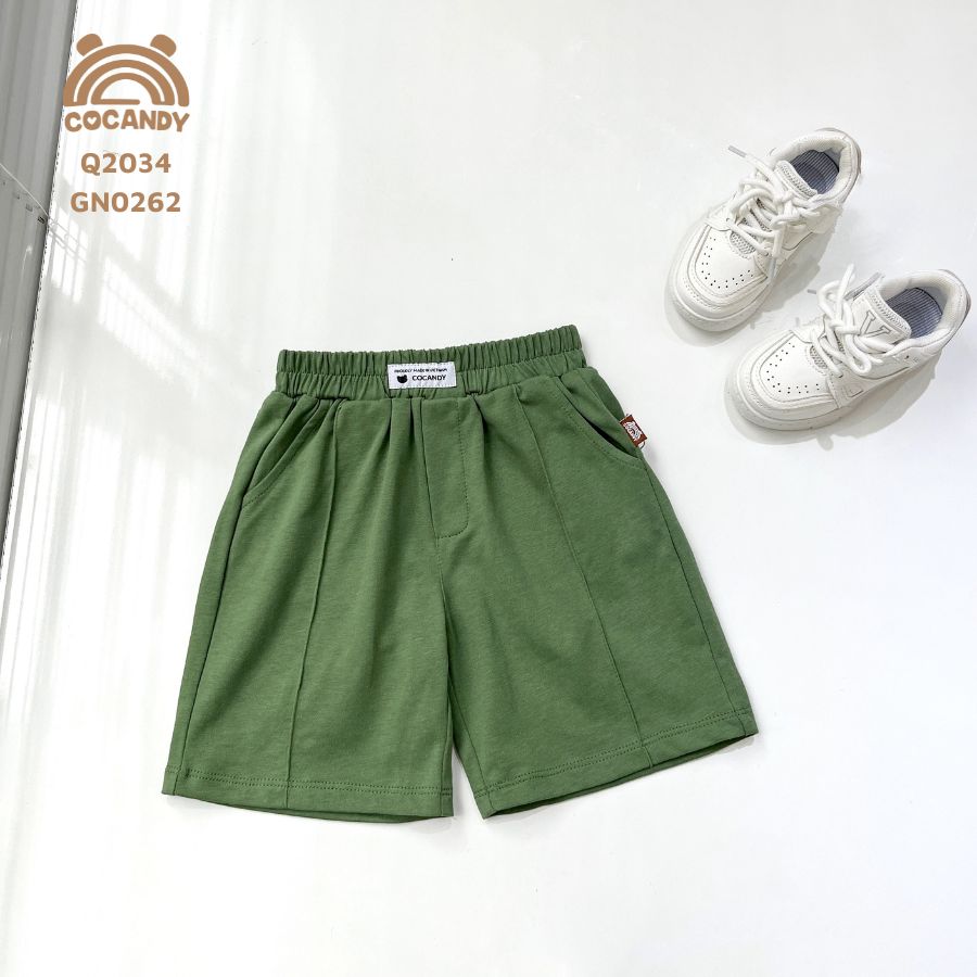 Quần cộc XANH BỘ ĐỘI cotton COCANDY