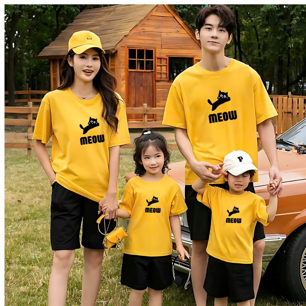 [Form rộng] Áo phông gia đình in hình Mèo - Loza RT3040-AT3040_thumbnail_2