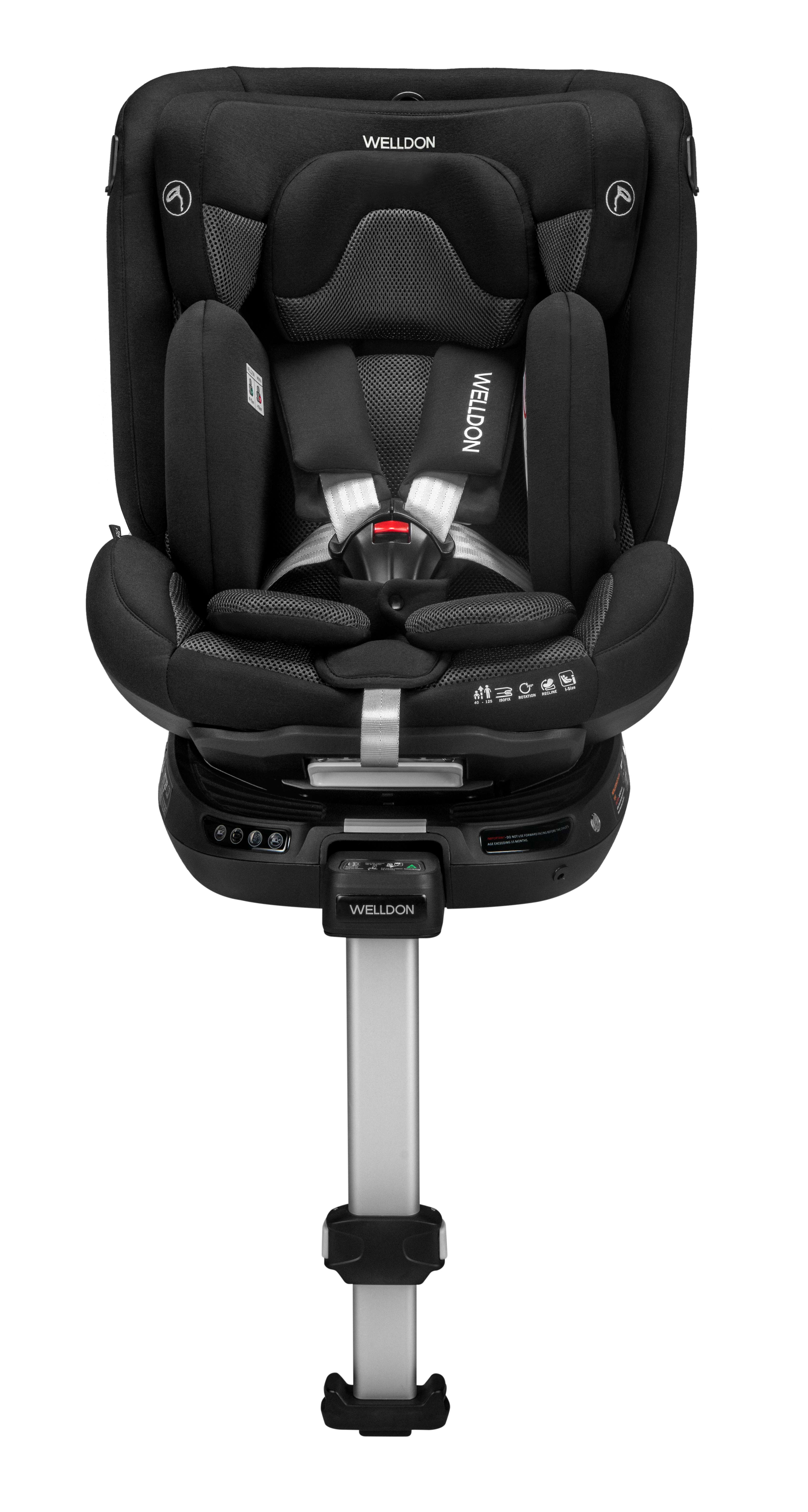 Ghế ngồi an toàn trên ô tô cho trẻ em Welldon Smart Rotate 2 Pro+ 40-125cm  [NHẬP CODE "OFFB10" GIẢM THÊM 10% VỚI MEMBER OFFB]