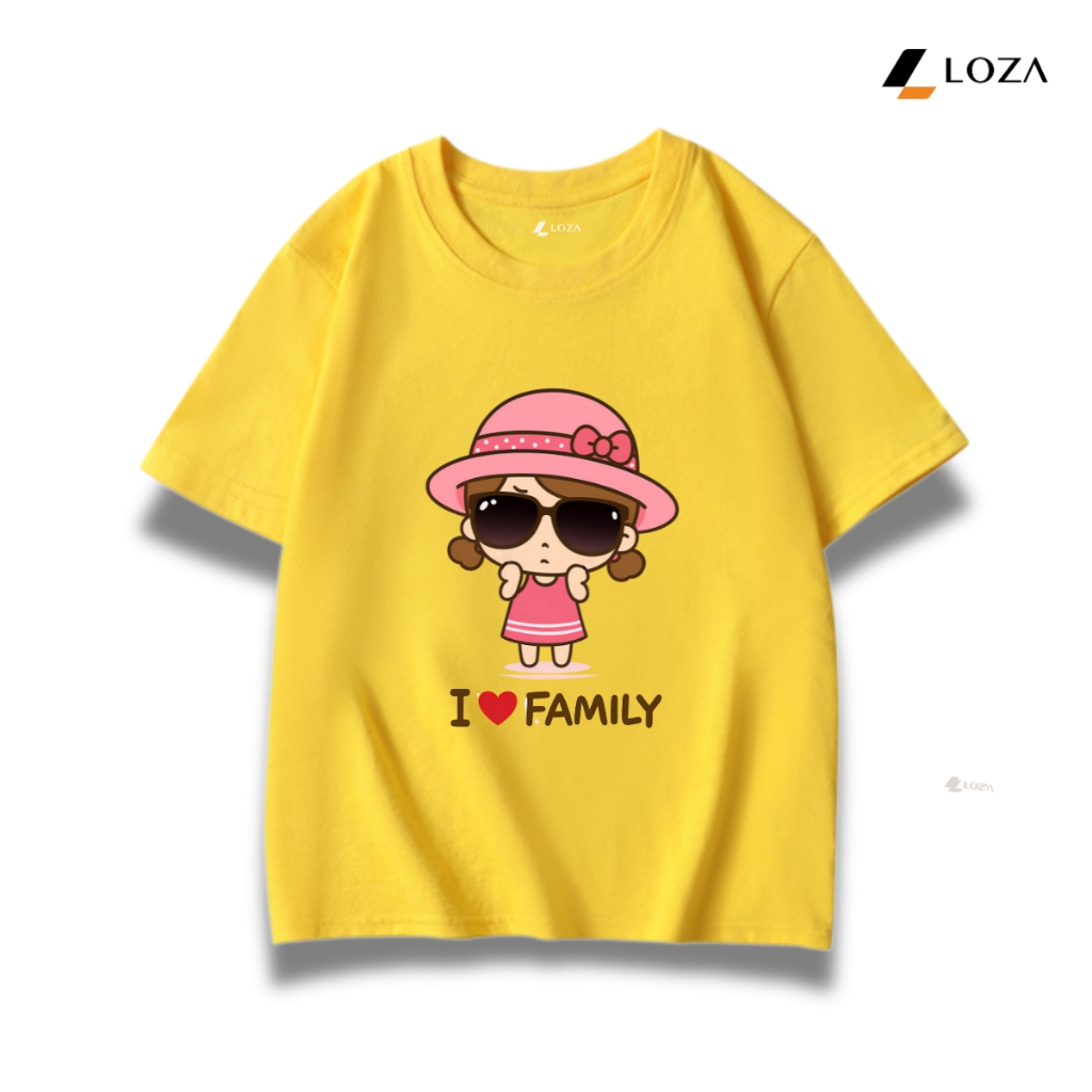 Áo phông gia đình 3-4-5 người in hình Chibi I love Family - LOZA GĐ500_thumbnail_6