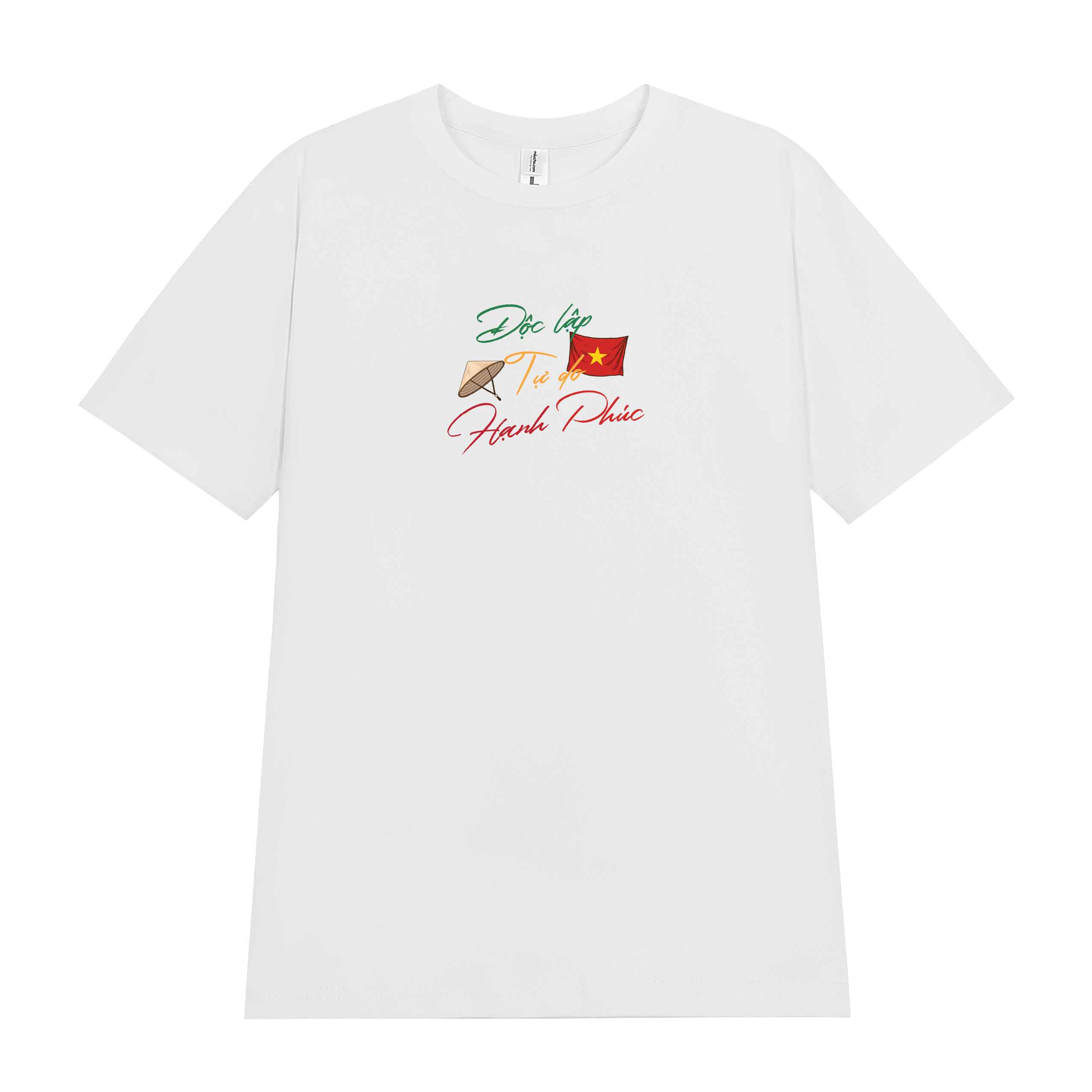 Áo thun Việt Nam tôi yêu form vừa 2136 Miucho Chic vải cotton thoáng mát co giãn cổ tròn in mix_thumbnail_12