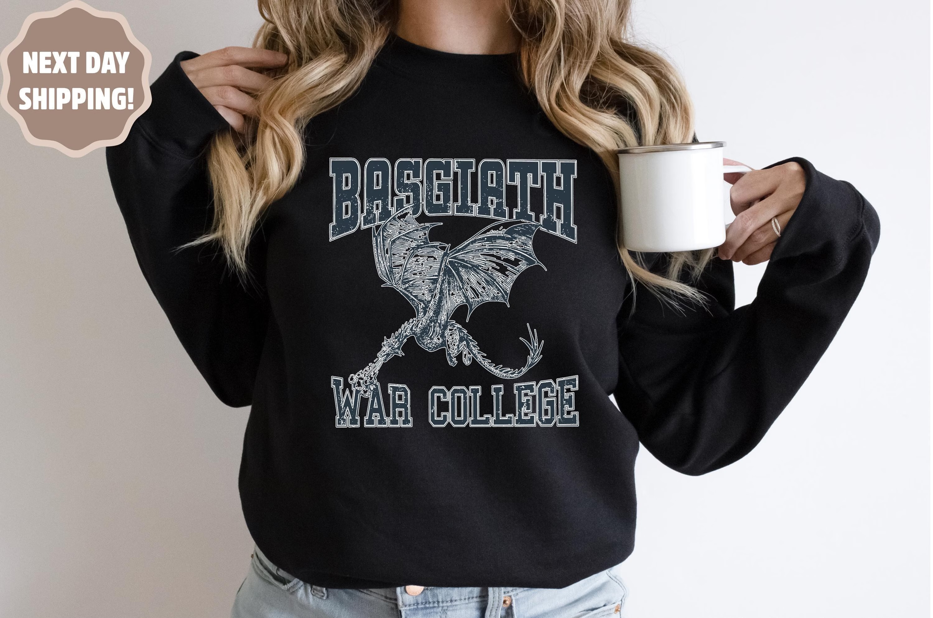 Skyborne Academy Sweatshirt – Bookish Fantasy Two-Sided Design_thumbnail_3