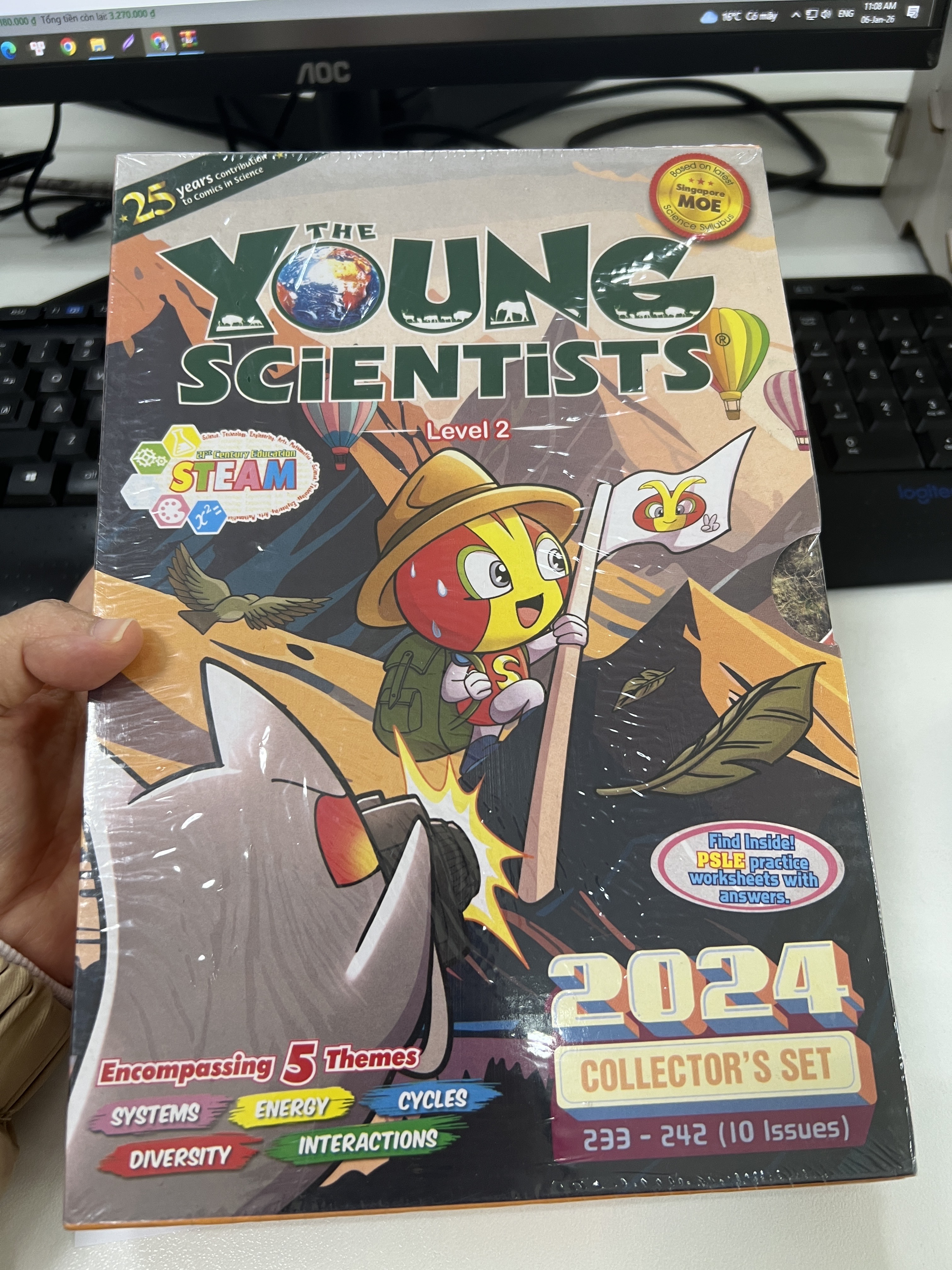 Tạp chí khoa học Young Scientists bản Tiếng Anh MỚI NHẤT 2024 nguyên seal, nguyên box_thumbnail_1