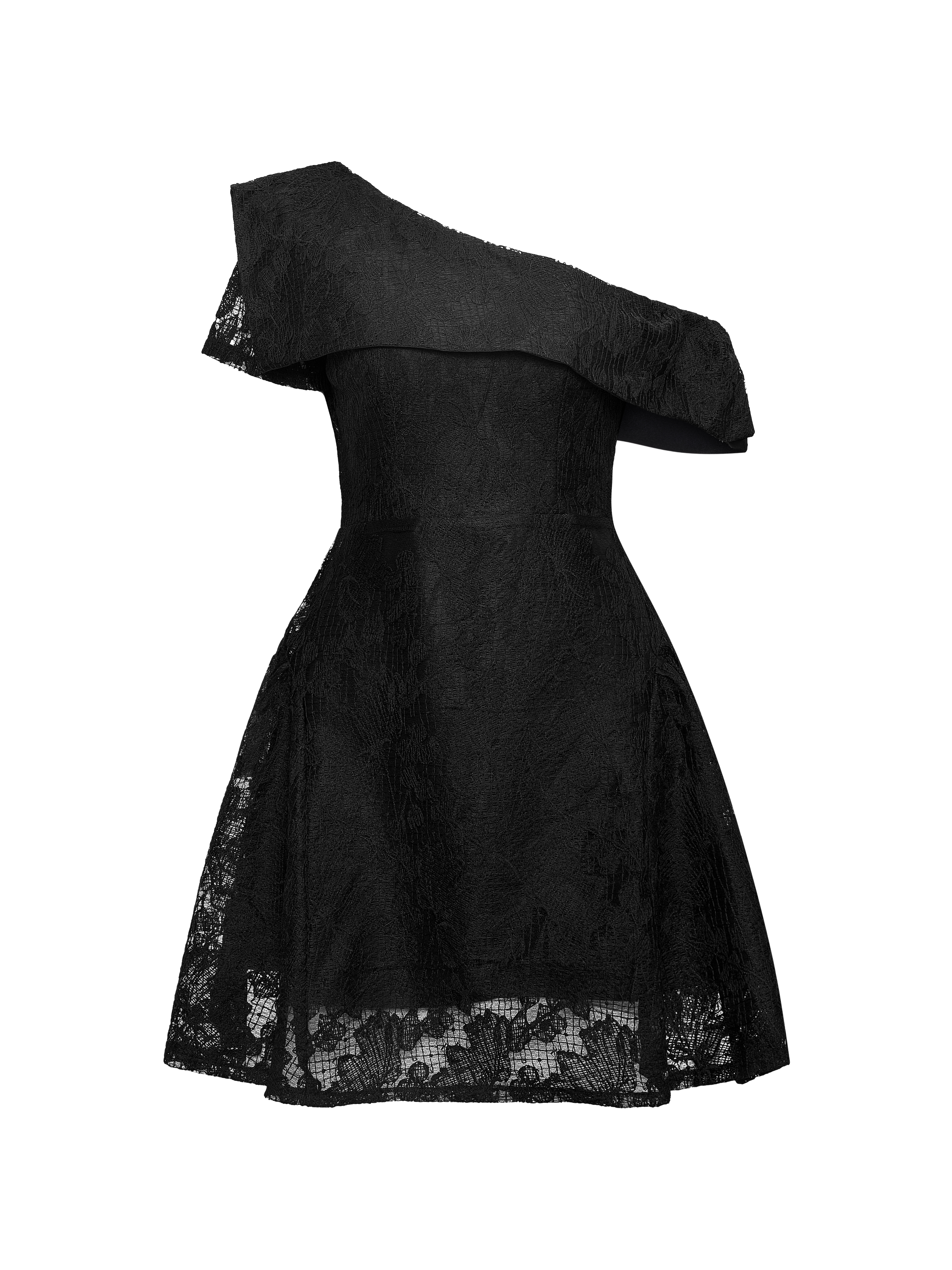 BIGSIZE NỮ - Đầm ren kiểu trễ vai 1 bên V-DA210_thumbnail_4