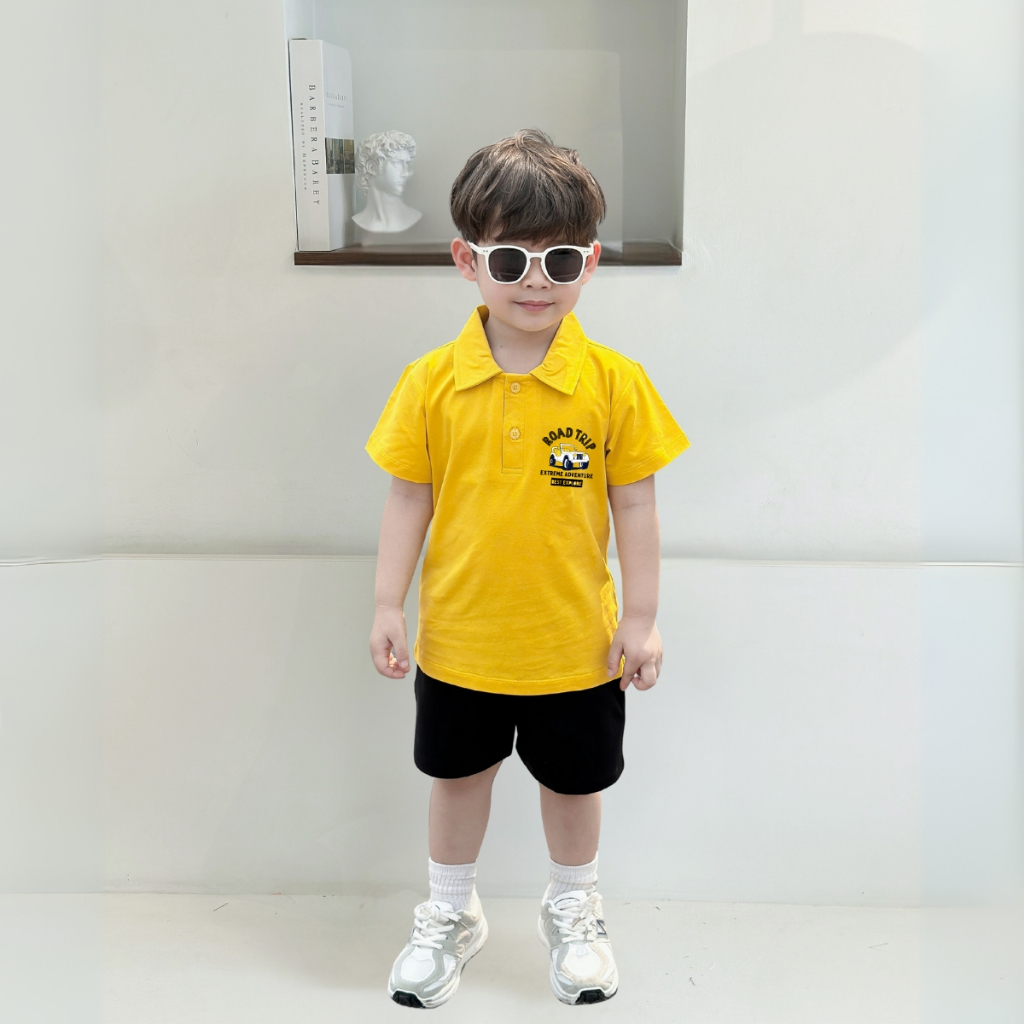 Áo polo bé trai in hình ô tô - Loza Kids PL3188_thumbnail_2