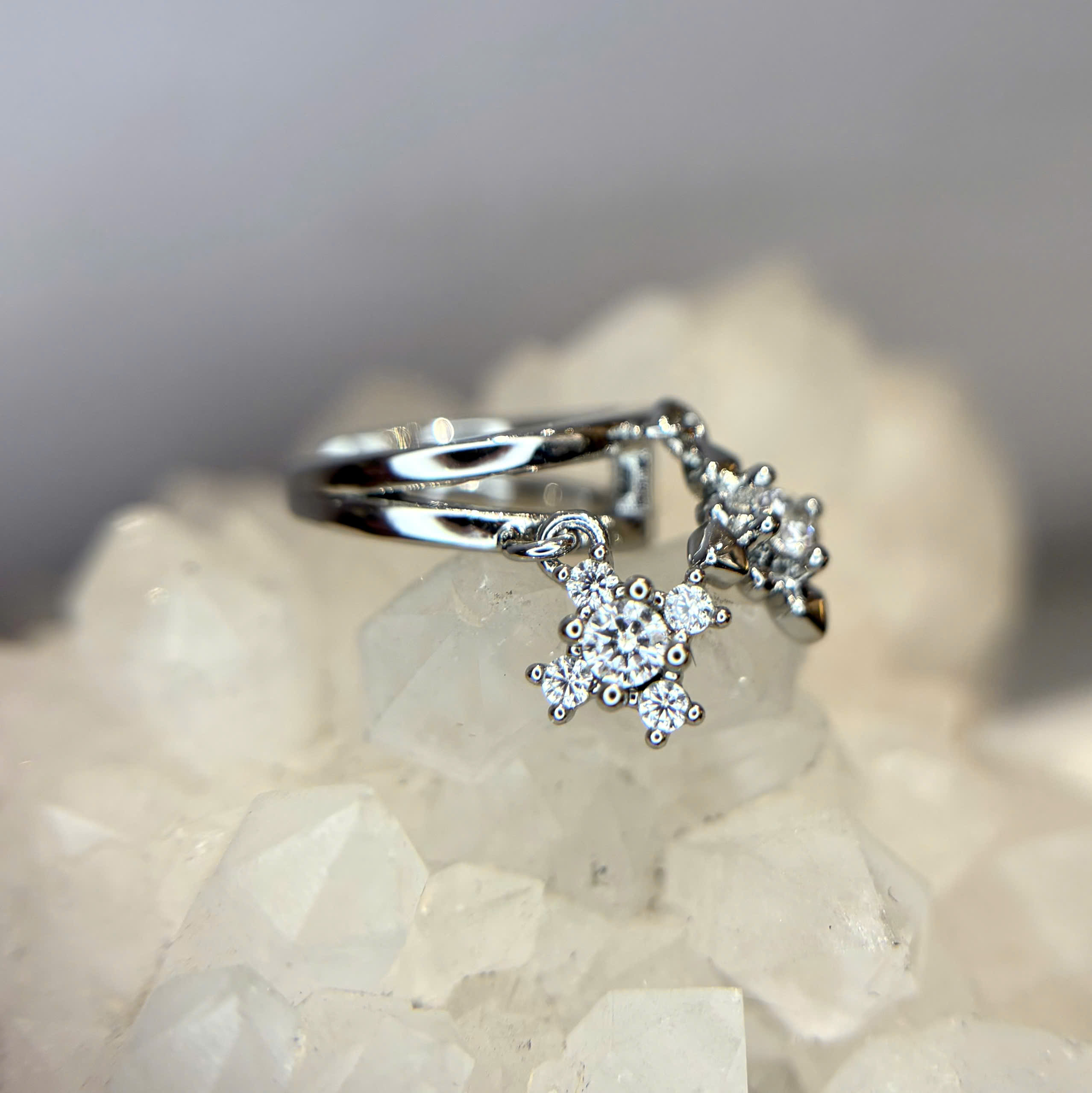 Khuyên vòng kiểu nữ kép sao rơi size 10_thumbnail_3