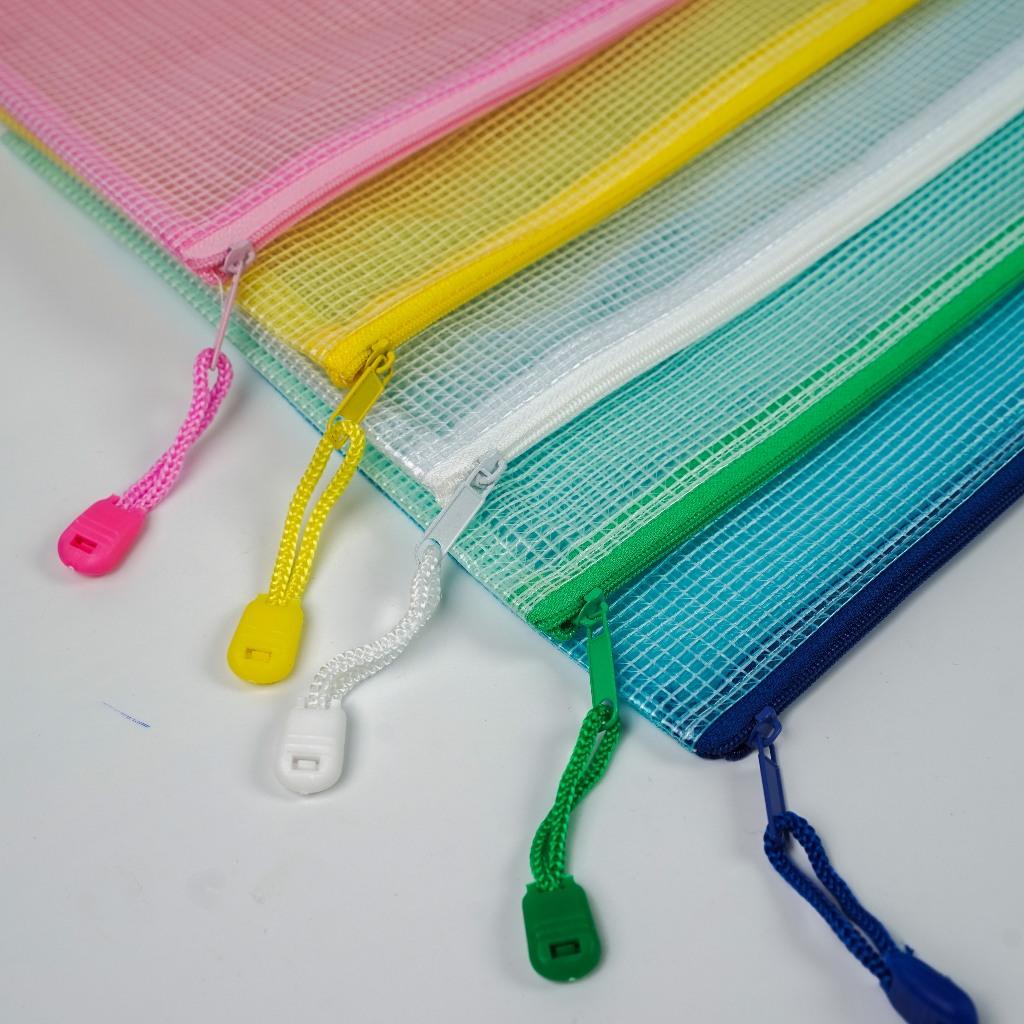 Túi file B5 đựng tài liệu học sinh và văn phòng kiểu lưới, khoá kéo - VIỆT LỢI - VL502_thumbnail_3