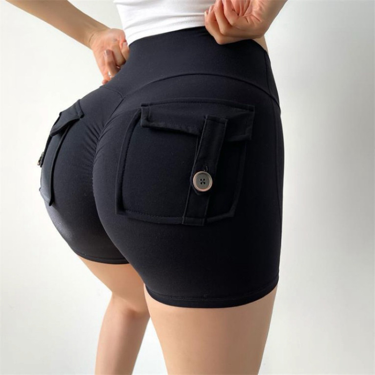 Quần Đùi Thể Thao Lulu Túi Hộp, Dáng Ôm Body, Có Chun Mông Hack Dáng_thumbnail_16