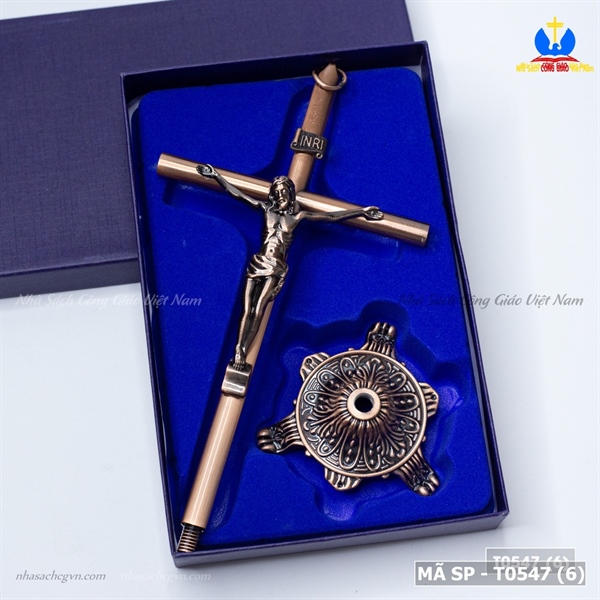 Tượng chịu nạn mạ đồng 22cm_thumbnail_4