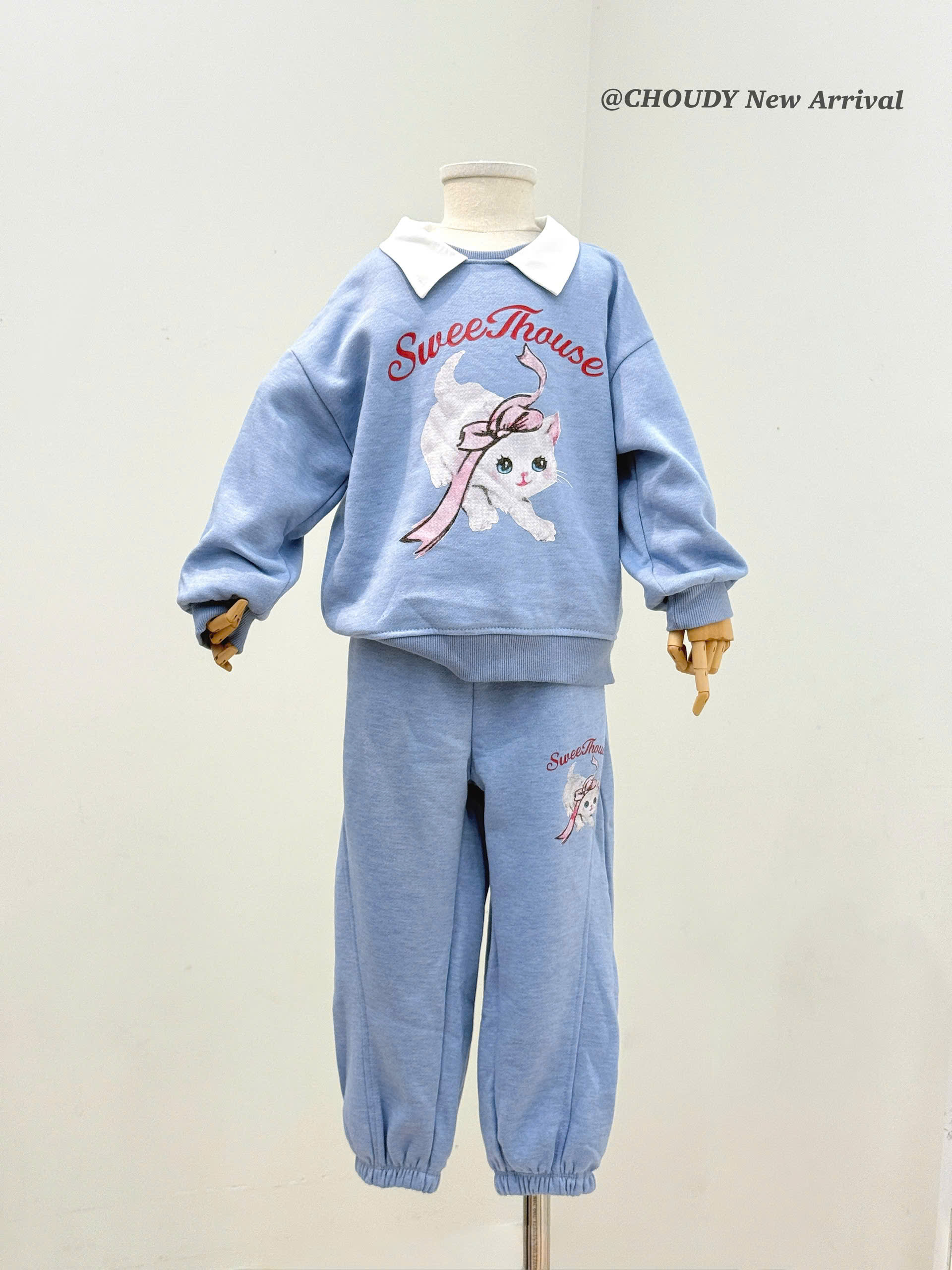 SALE S176 SET BỘ BÉ GÁI CÓ CỔ 3 MÀU_thumbnail_3