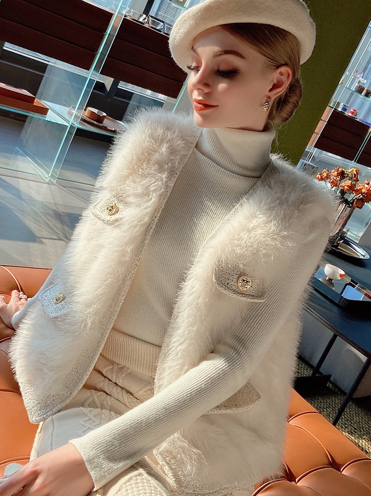 Áo Gile Lông Phối Dạ FS S221_thumbnail_0