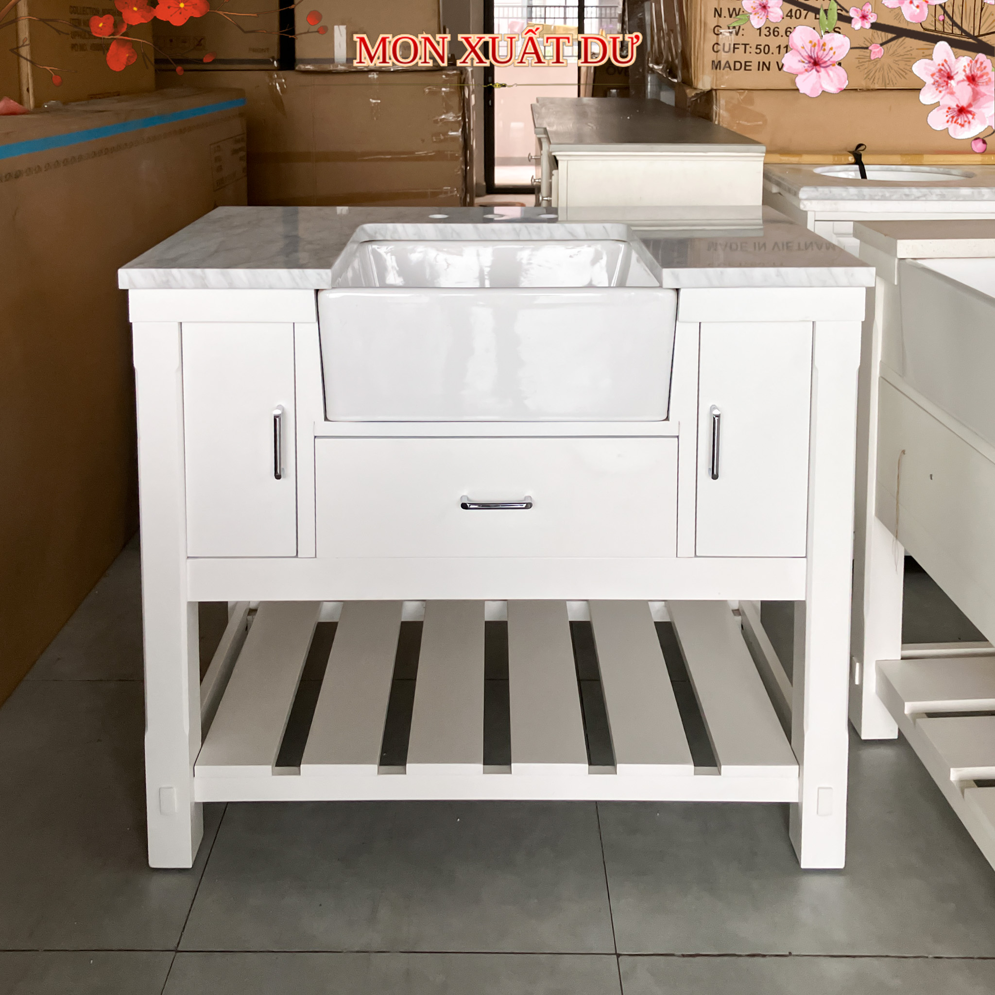 TỦ LAVABO CHARLOTTE 42-INCH FARMHOUSE BATHROOM VANITY
