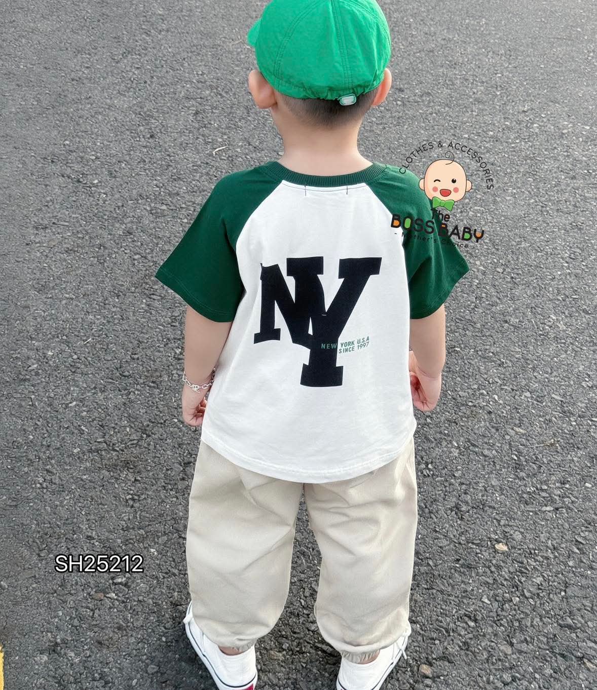 Set bộ kaki quần jogger be tay phối xanh NY_thumbnail_3