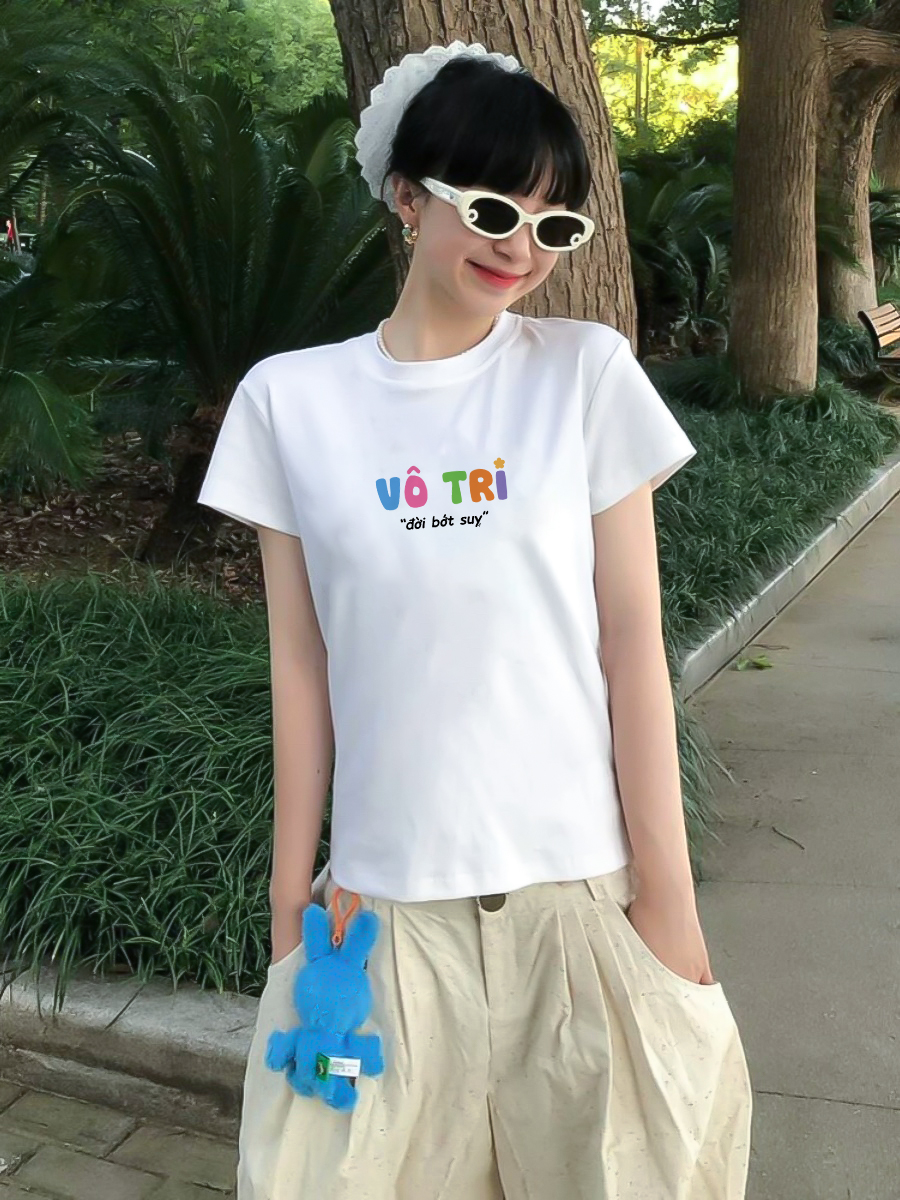 Áo baby tee in chữ hài hước Miucho BST cổ tròn vải cotton 4c thoáng mát in basic_thumbnail_10