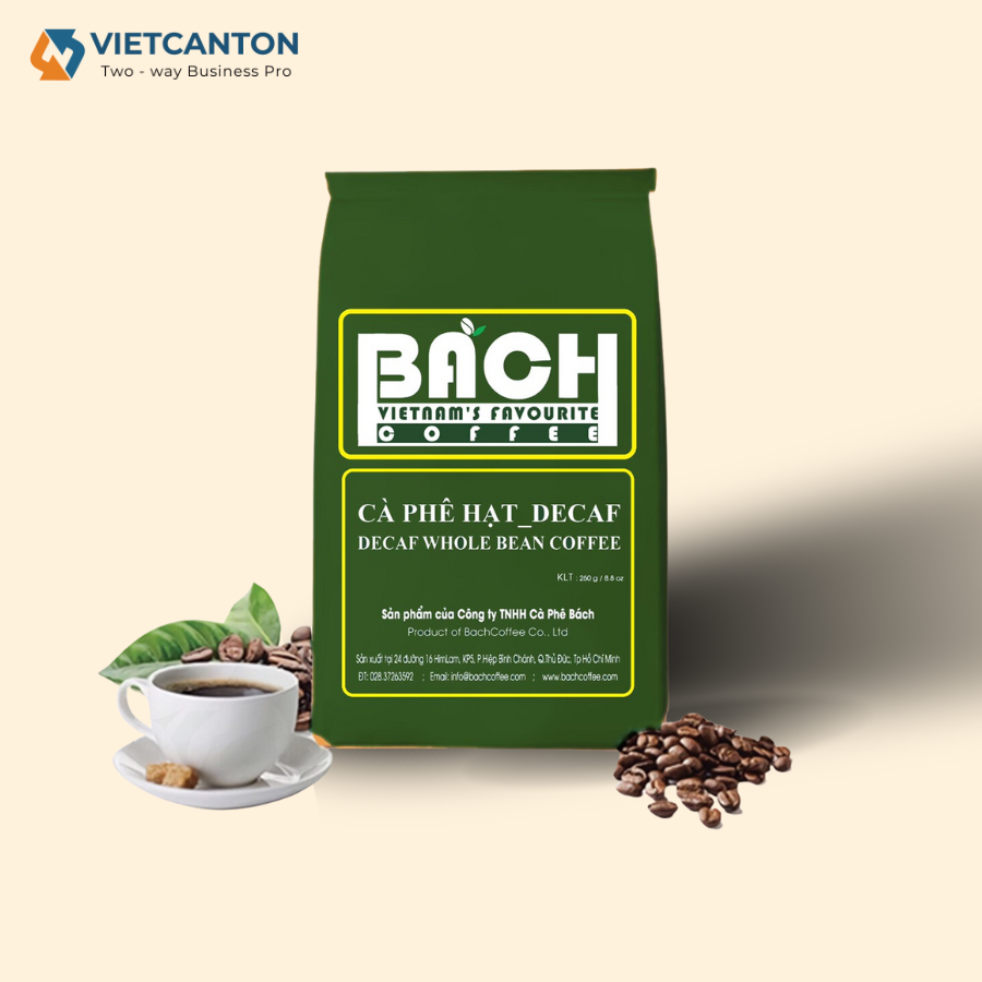 Cà Phê Hạt Decaf _Rang Mộc