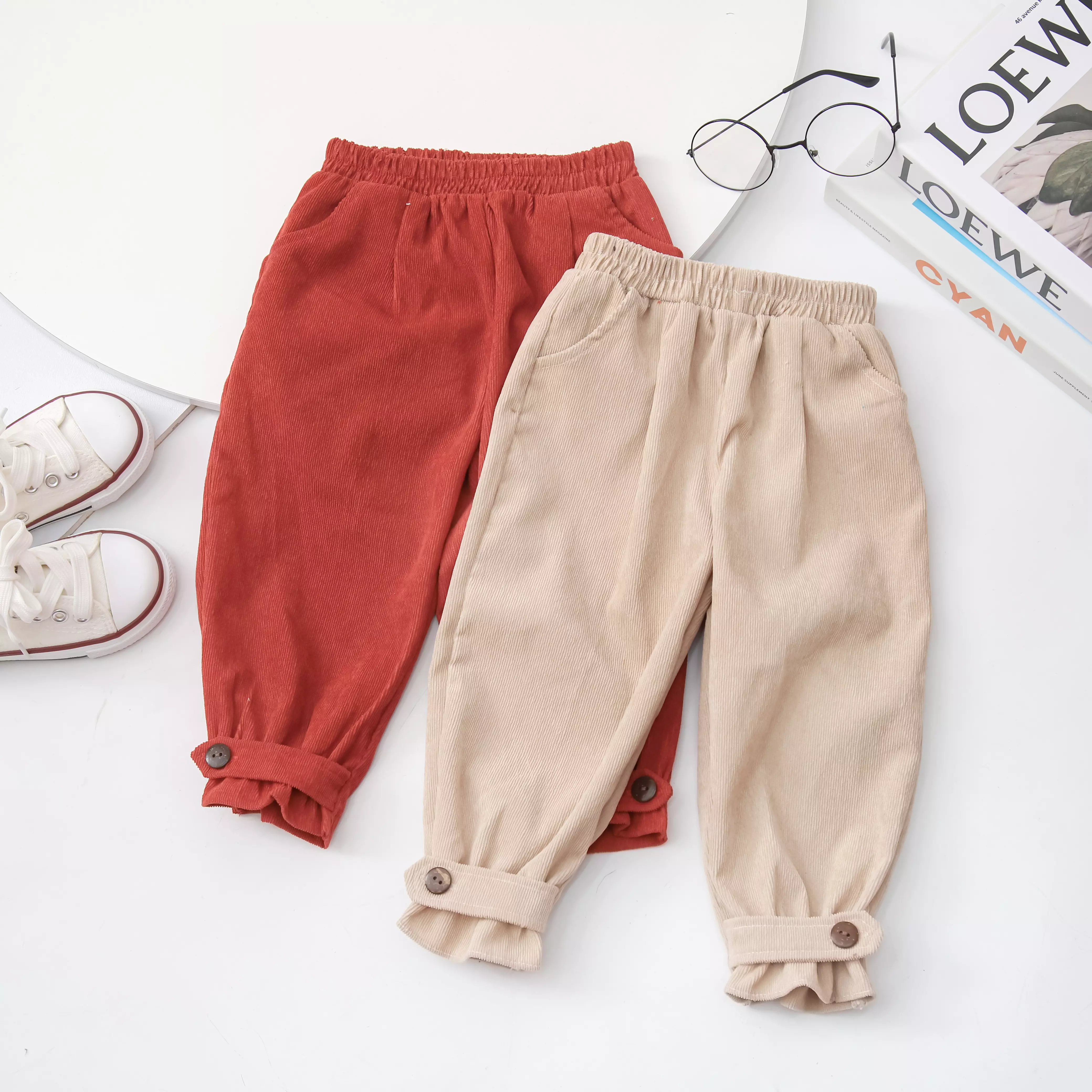 Quần bé gái gấu cài cúc_thumbnail_0