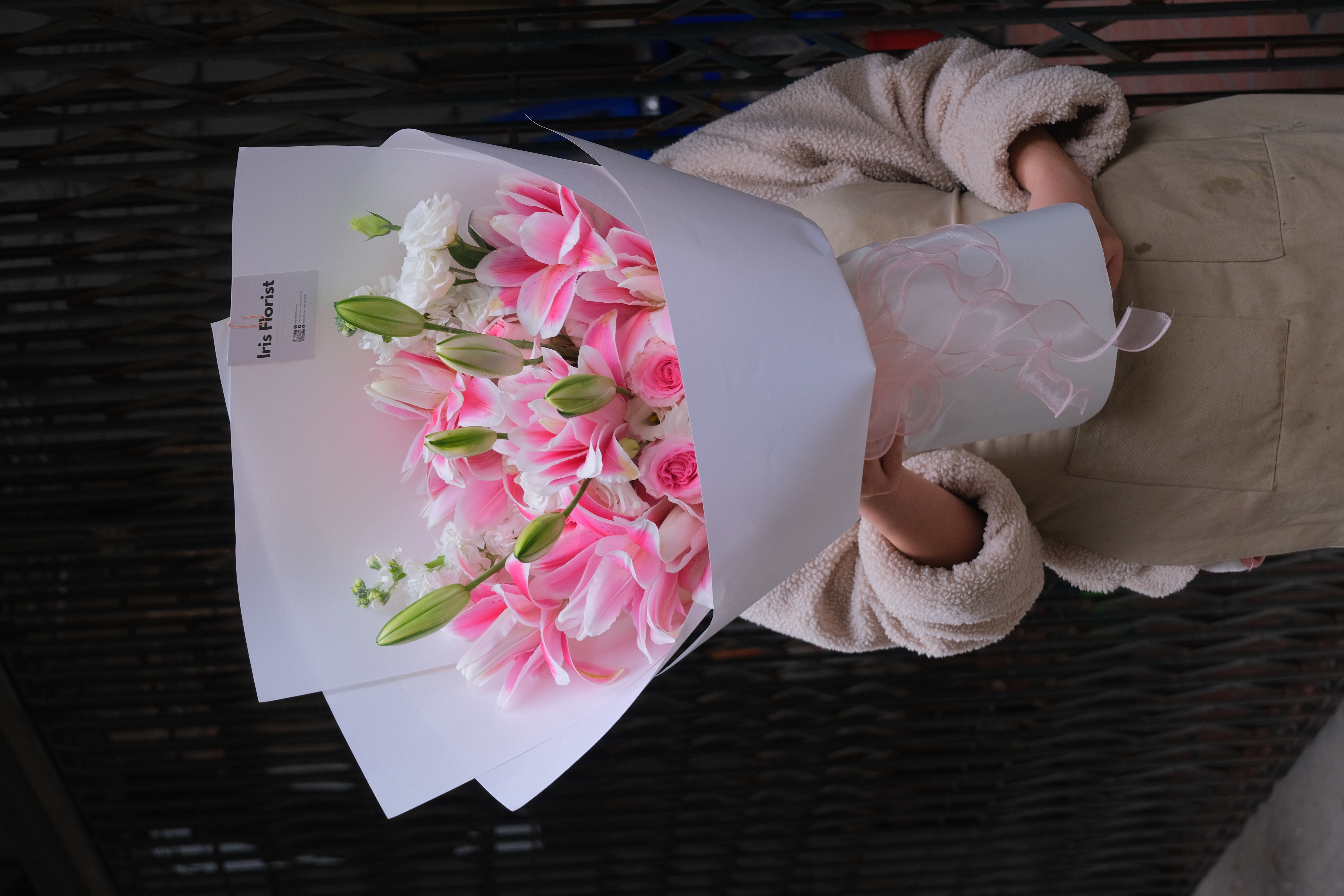 Bó hoa ly hồng - Size L