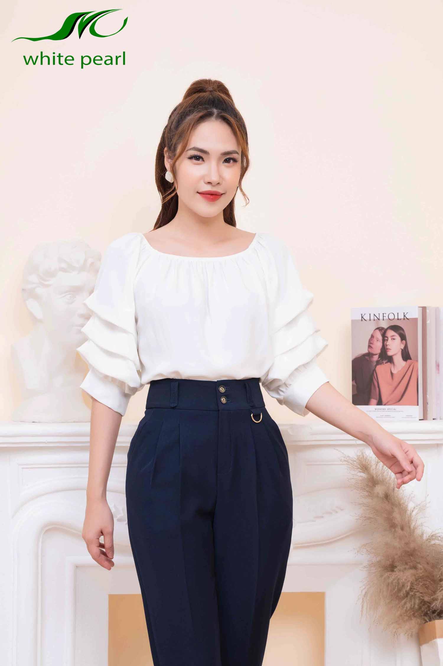 Quần baggy nữ thời trang công sở cao cấp White Pearl_thumbnail_4