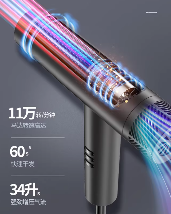 Máy sấy tóc chuyên nghiệp Your 6811 - màu đen_thumbnail_5