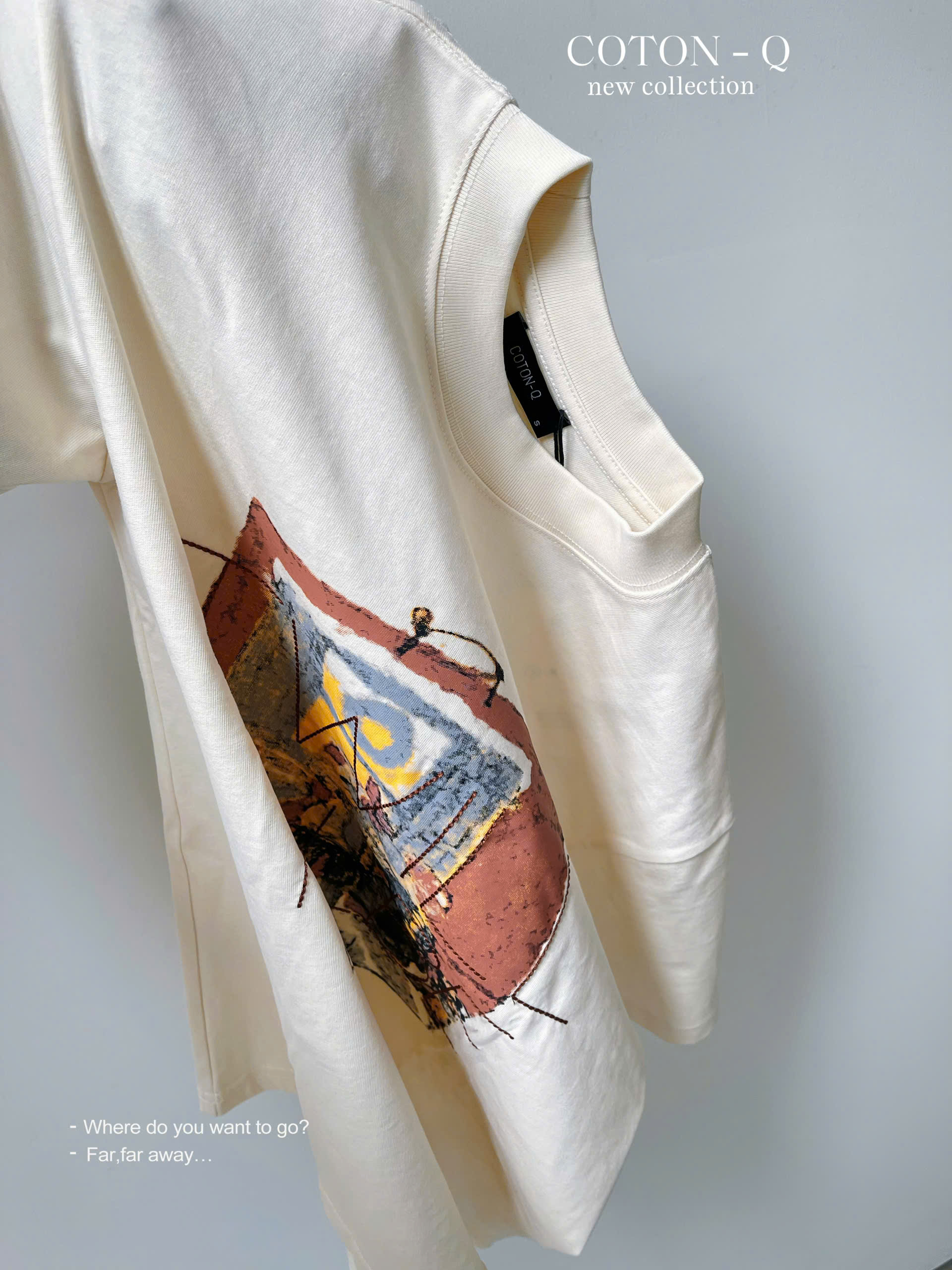 Áo thun in hình thêu chữ ( NÂU )_thumbnail_8