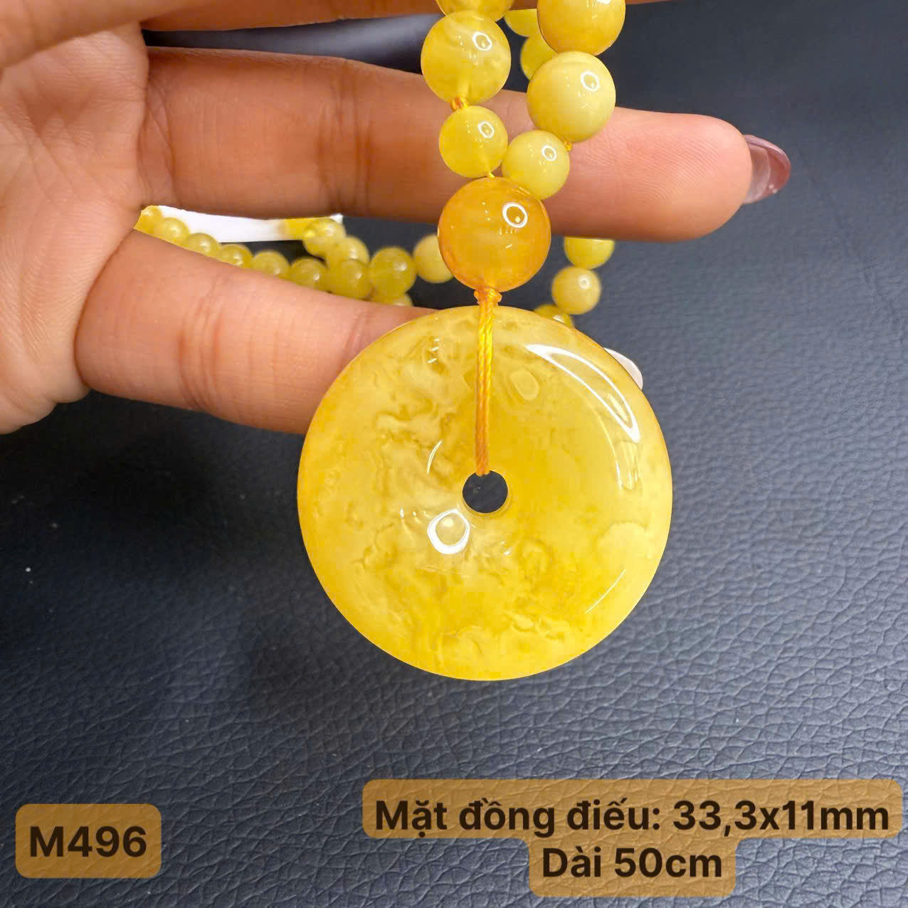Vòng Cổ Mật Mix Đồng Điếu - M496