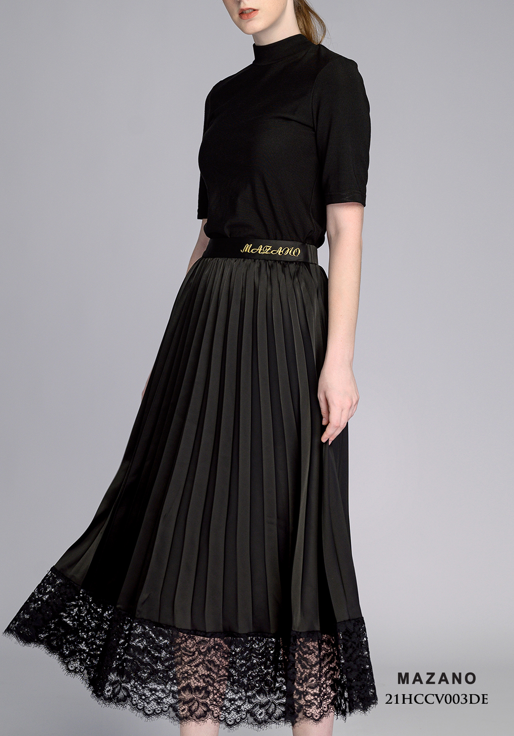 Chân váy xoè vải lụa phối gấu chân ren_thumbnail_4