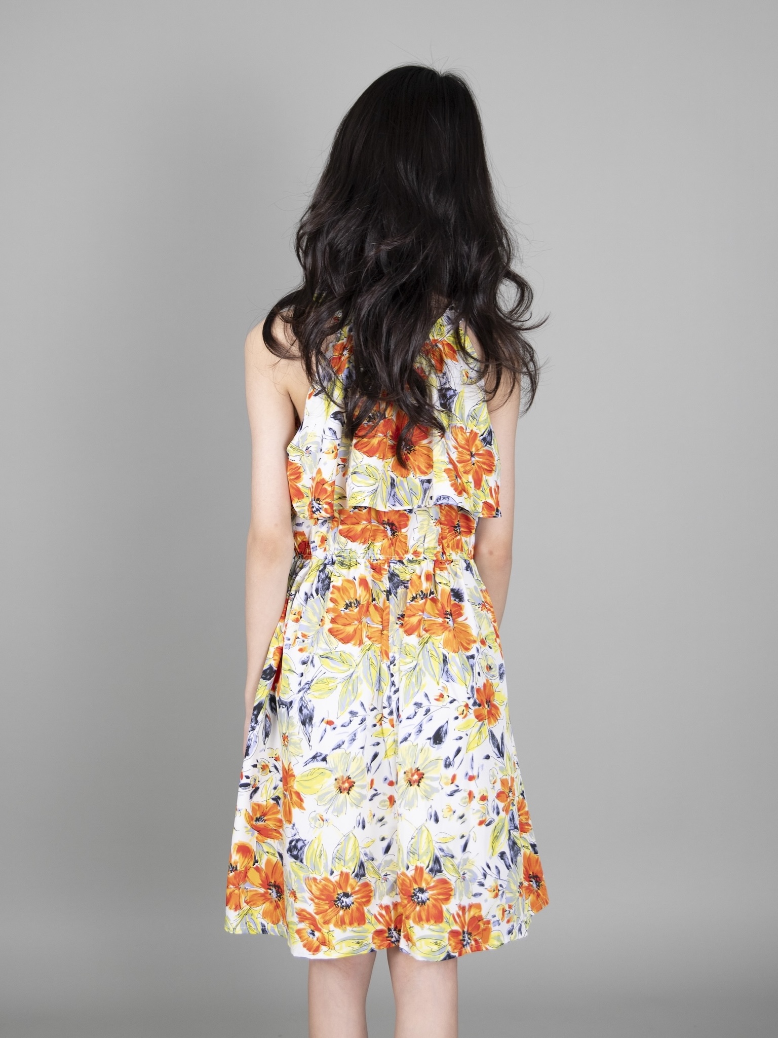 Váy maxi họa tiết hoa vàng cam_thumbnail_3