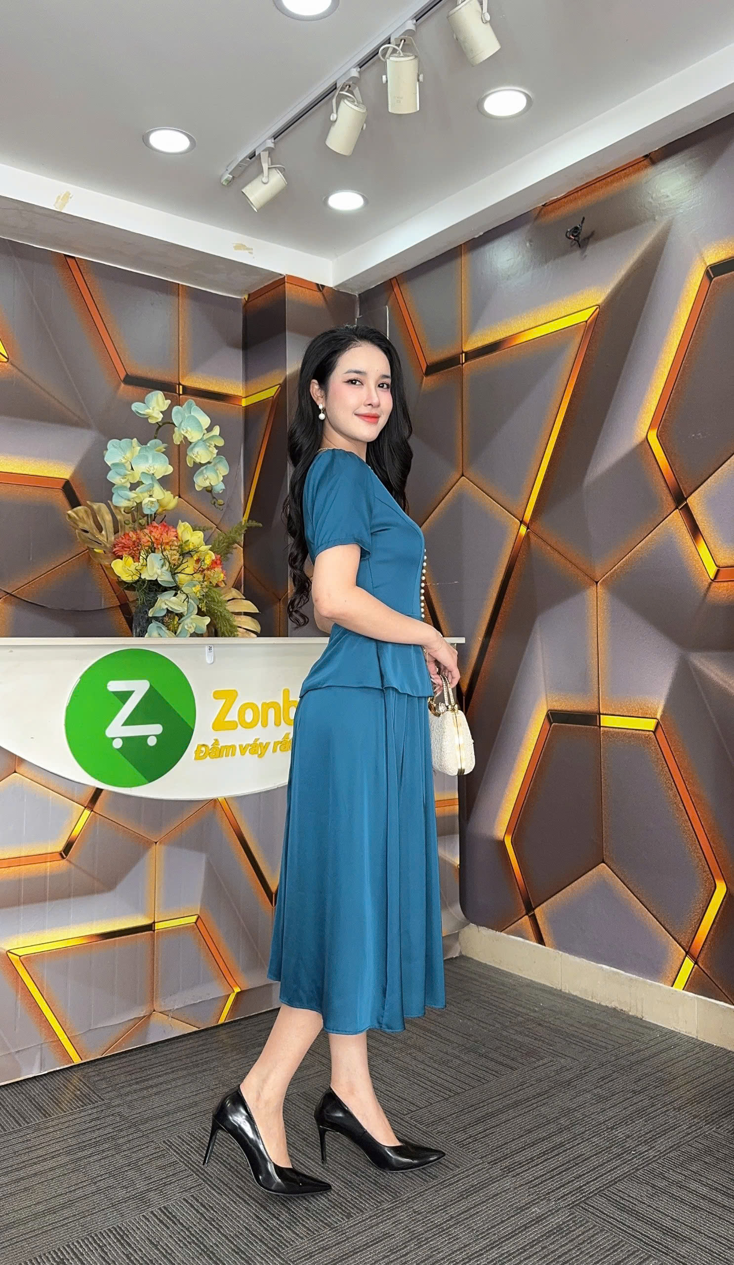 Đầm xòe - Y1919 - Thương hiệu Zonbig_thumbnail_2