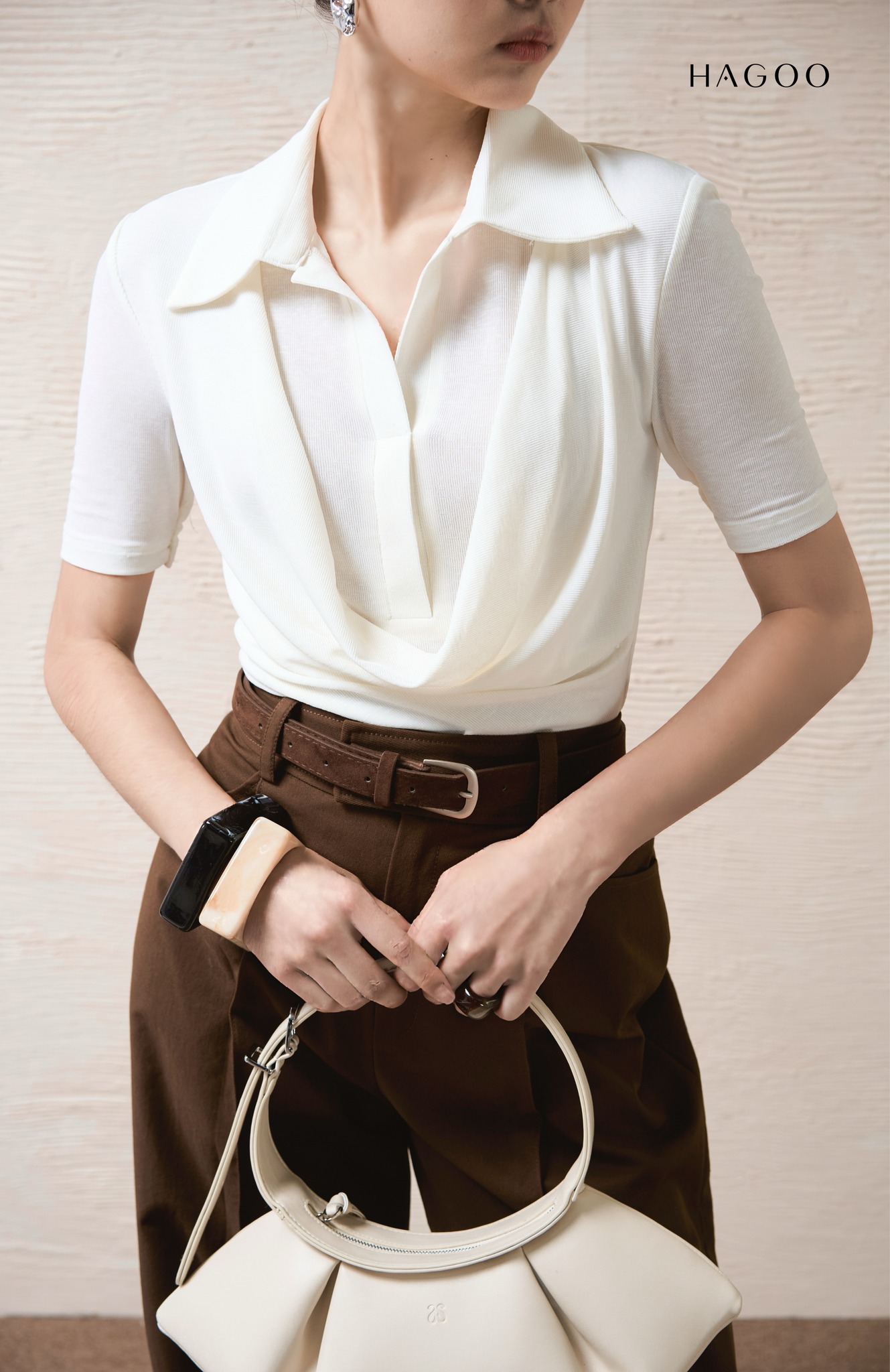 Áo thun cổ đổ cộc tay HAGOO_thumbnail_1