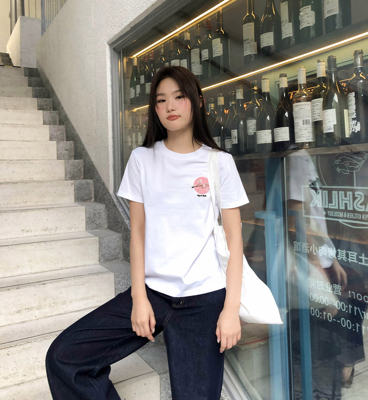 Áo thun nữ tết form vừa regular vải cotton 4c thoáng mát 1805 Miucho in basic_thumbnail_6