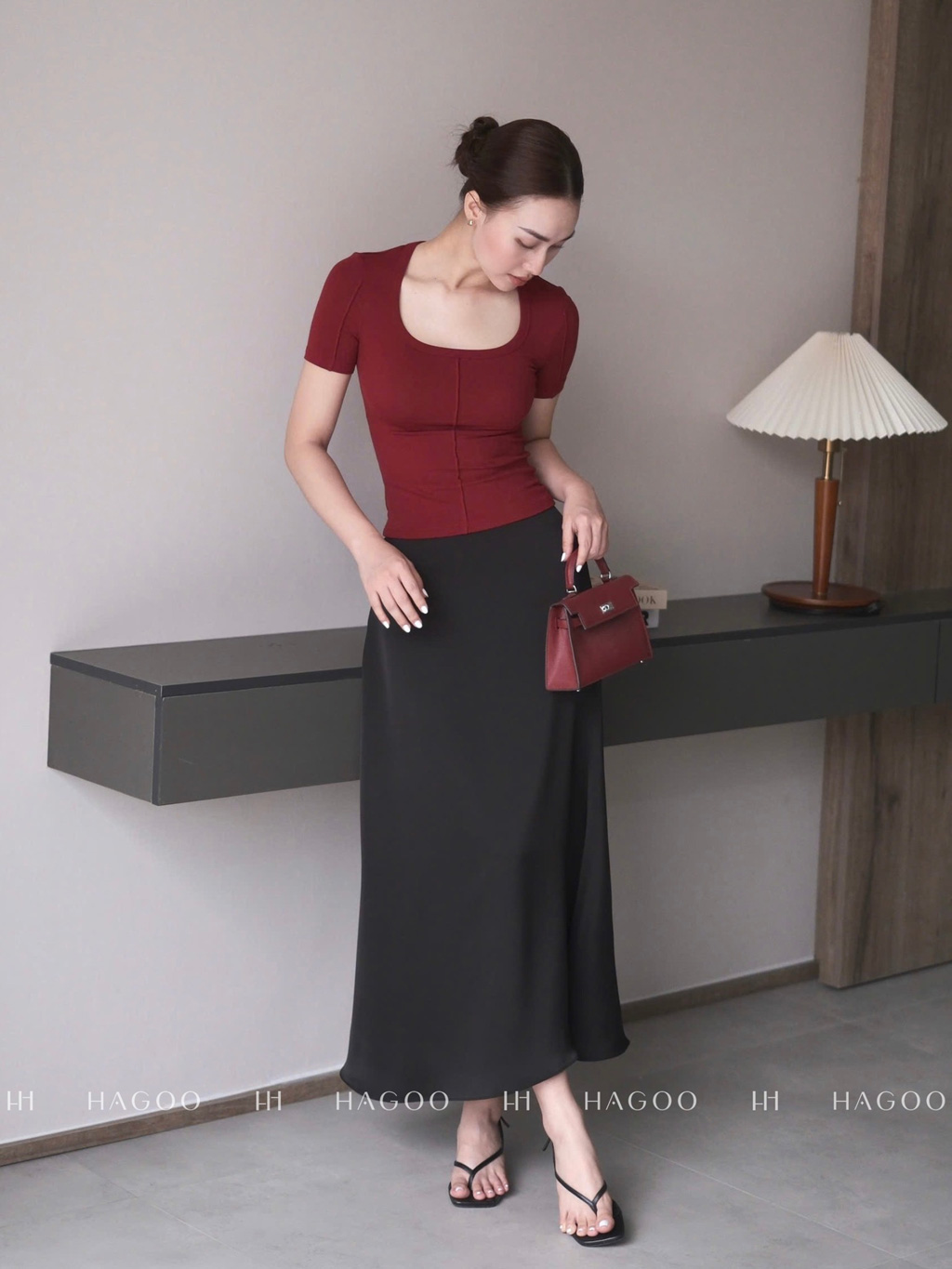 Áo thun cộc tay cổ U_thumbnail_9