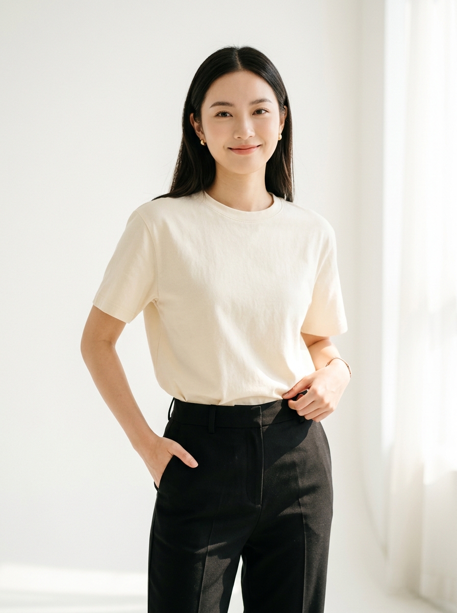 Áo thun trơn TRALI 403