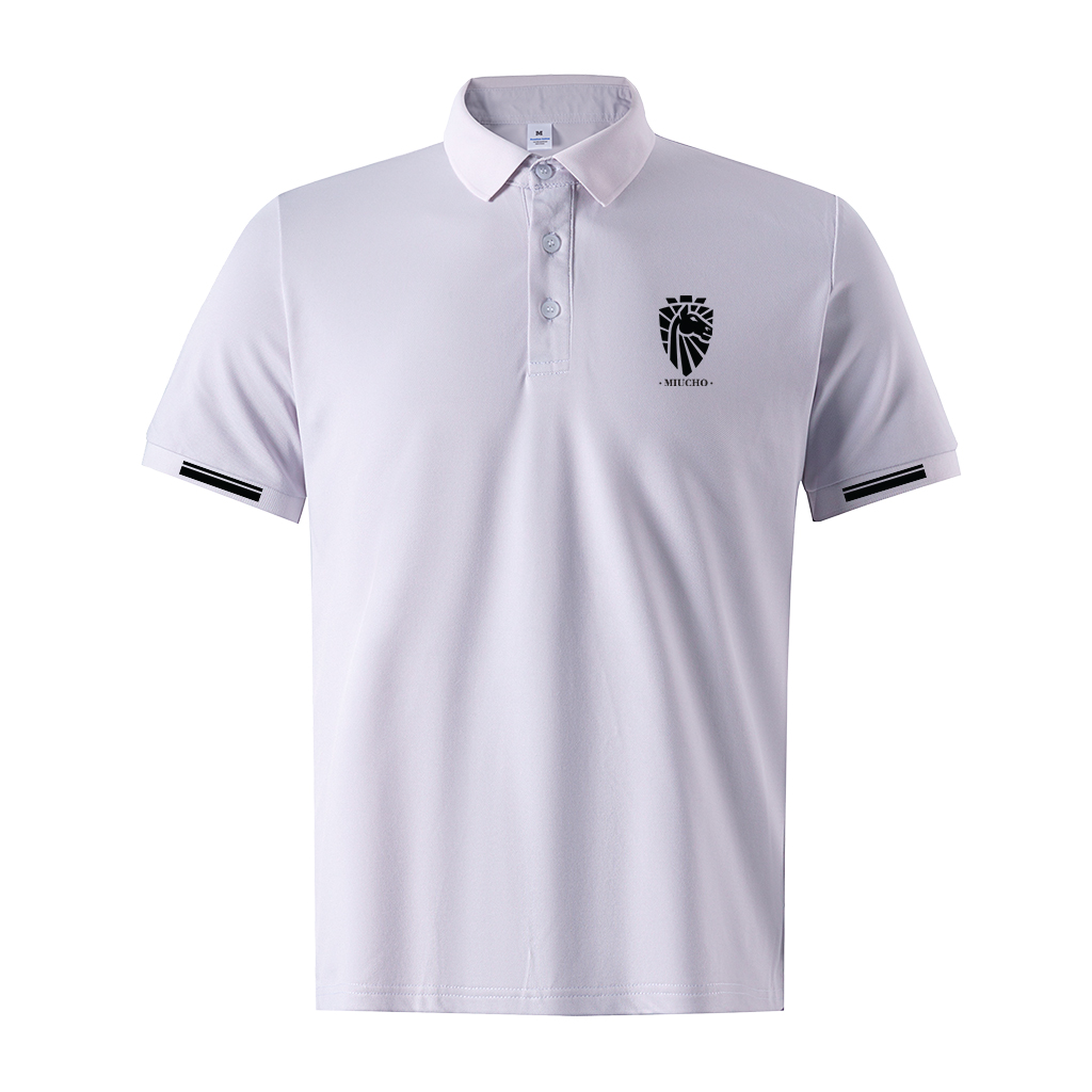 Áo polo nam form vừa regular vải cá sấu đứng form thoáng mát 1834 Miucho Iconic in basic_thumbnail_11