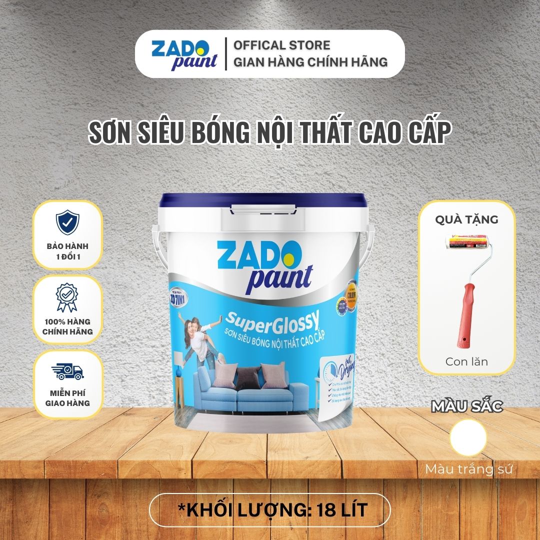 THÙNG 18L SƠN SIÊU BÓNG NỘI THẤT CAO CẤP Z 7 IN 1