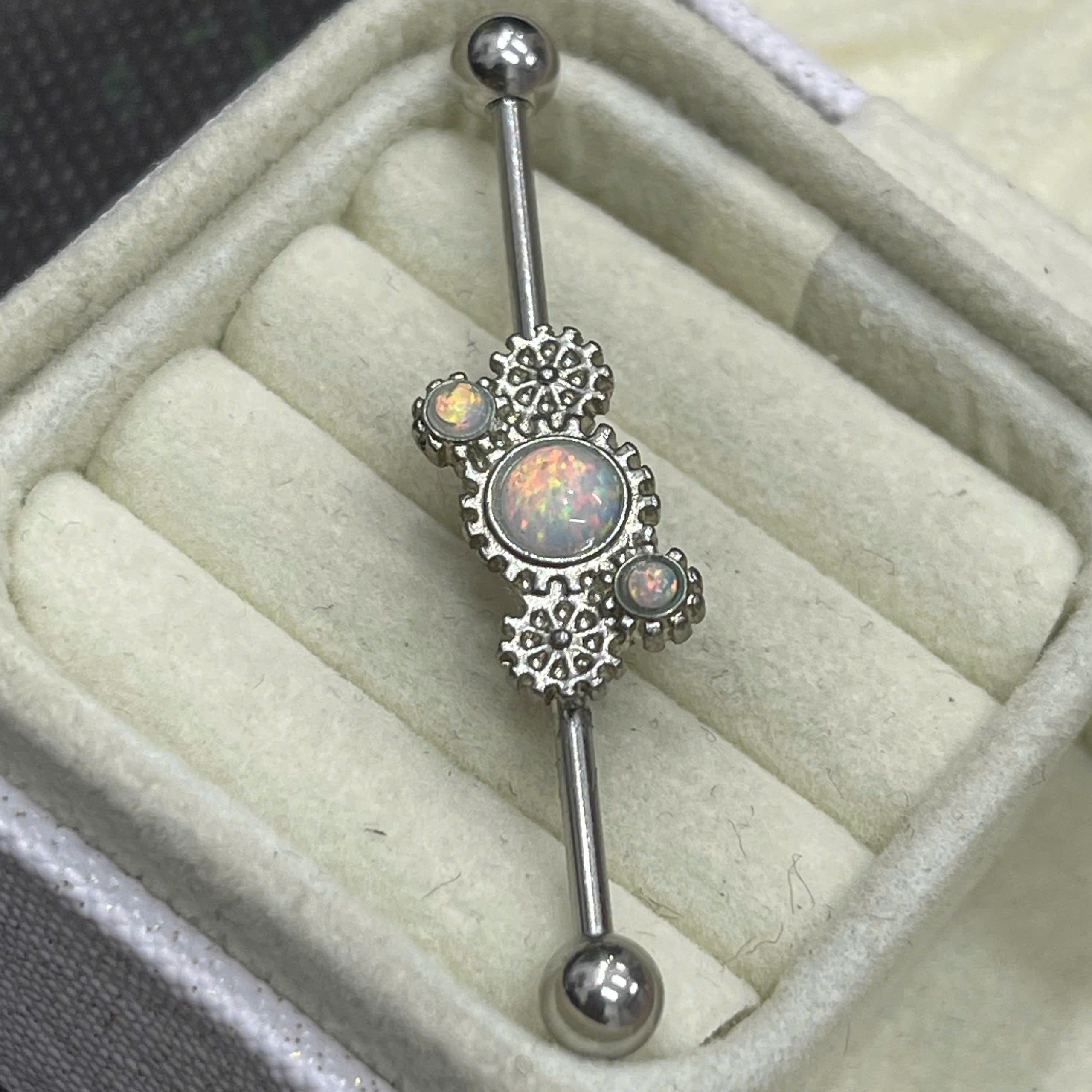 Indus kiểu bánh răng đá opal