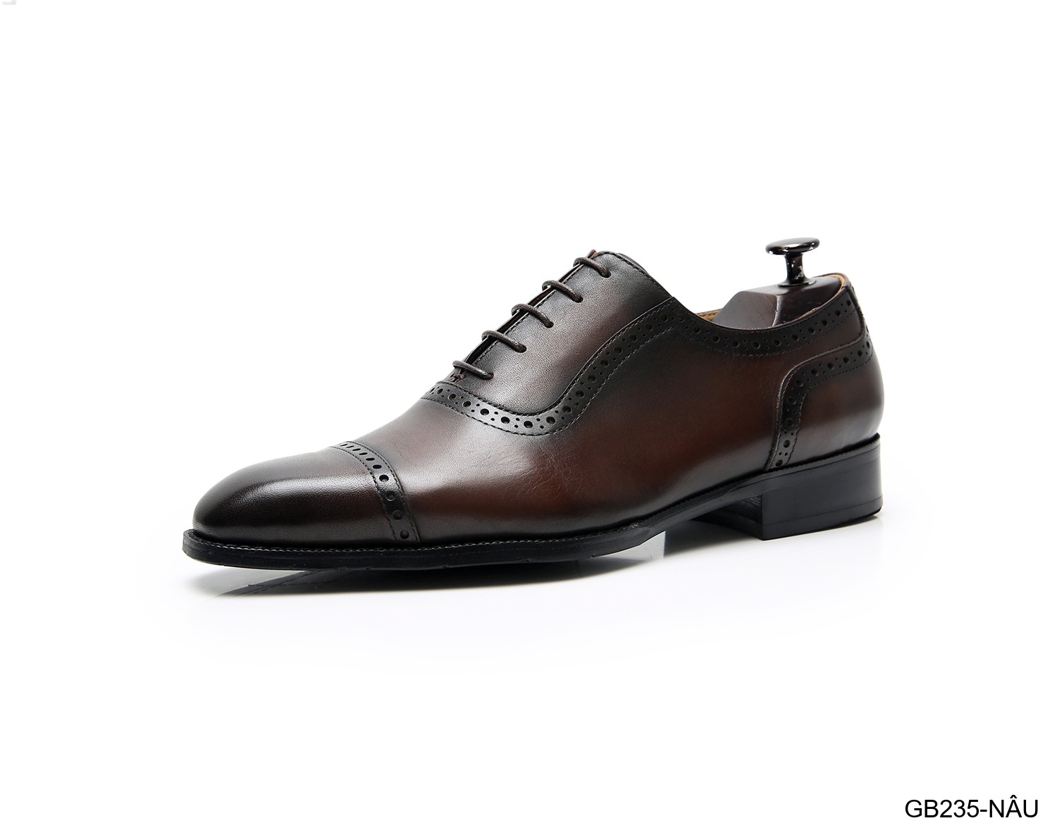 GB235 - Giày Oxford Nam Da Bò Phong Cách Anh Quốc, Thiết Kế Đục Lỗ Tinh Tế, Chống Trượt Thoáng Khí_thumbnail_27