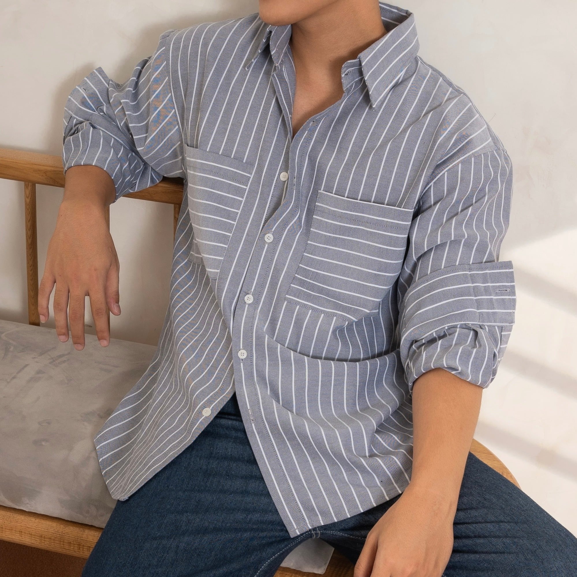 Áo sơ mi Mike striped shirt