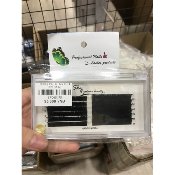 Mi lông thỏ - J - Mix 9 -14 mm