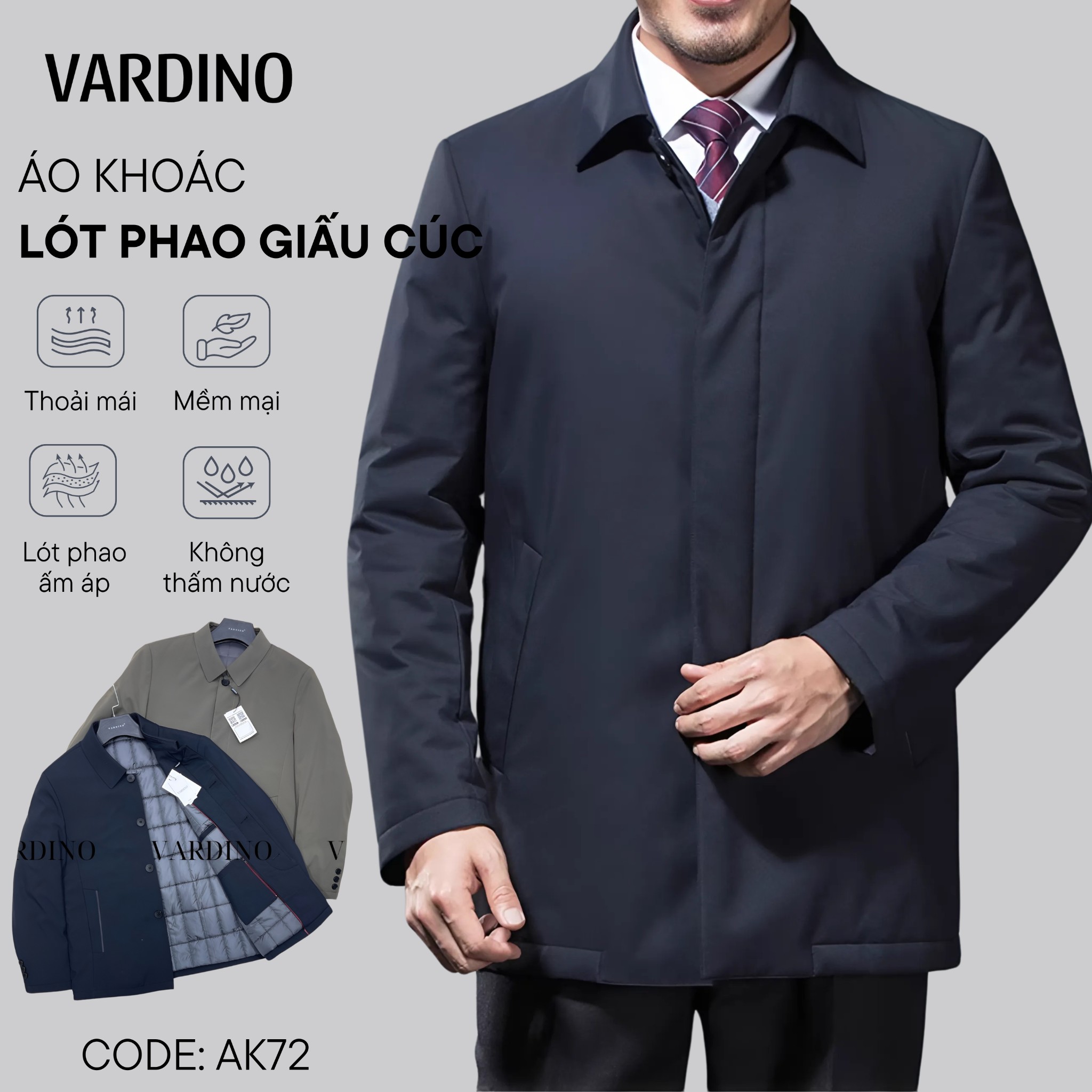Áo khoác chần bông Vardino AK72_thumbnail_1