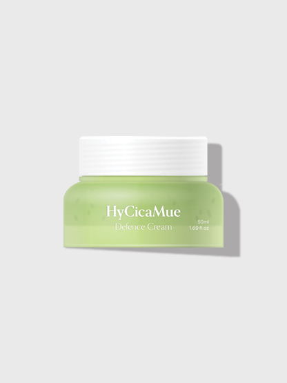 Kem dưỡng ẩm phục hồi giảm dầu mụn và bảo vệ da elravie HyCicaMue Defence Cream 50ml