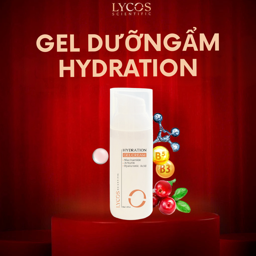 Kem Dưỡng Ẩm LYCOS Hydration Cấp Ẩm, Làm Dịu & Dưỡng Sáng Da 50ml