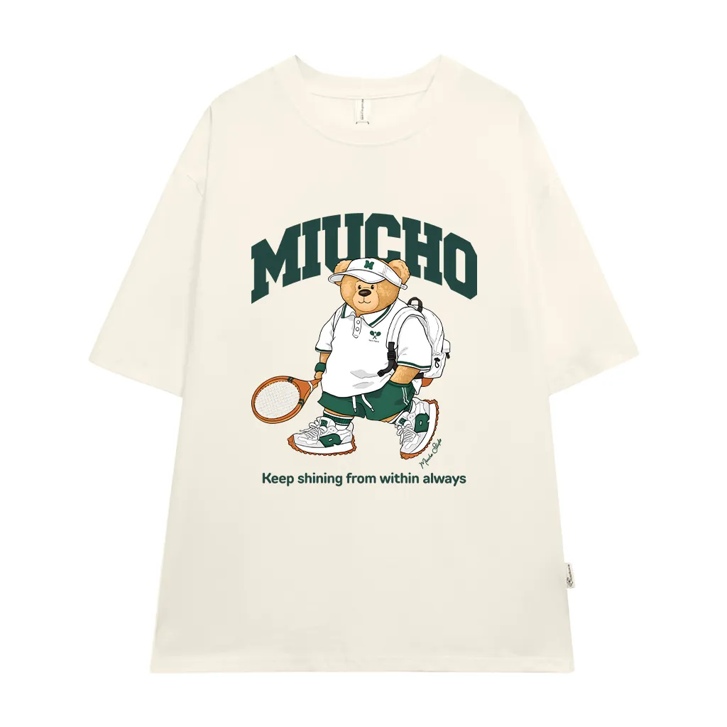 Áo thun form rộng Miucho Gấu Teddy 3111_thumbnail_9