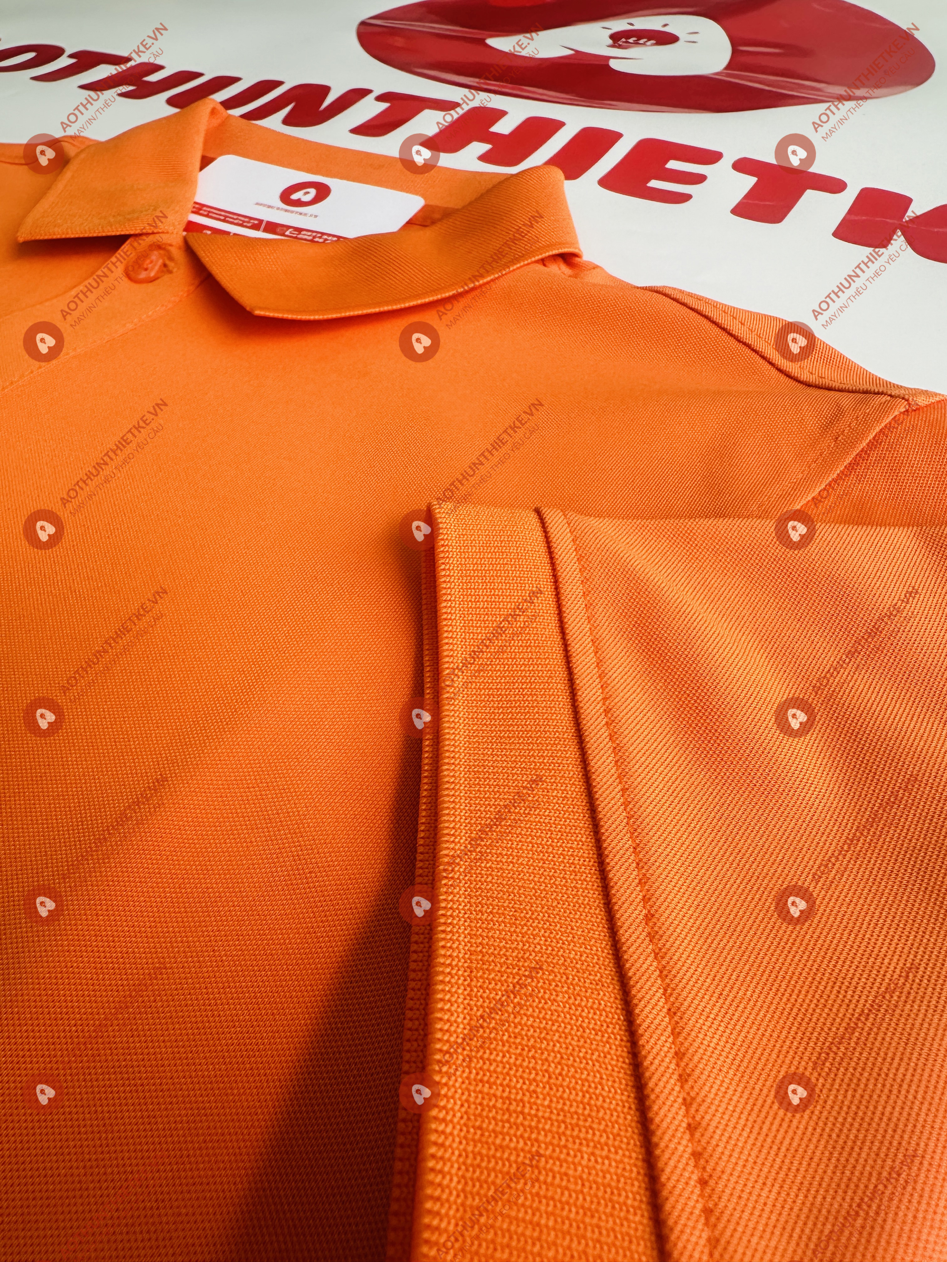 Áo Đồng Phục Polo Basic Cam_thumbnail_2