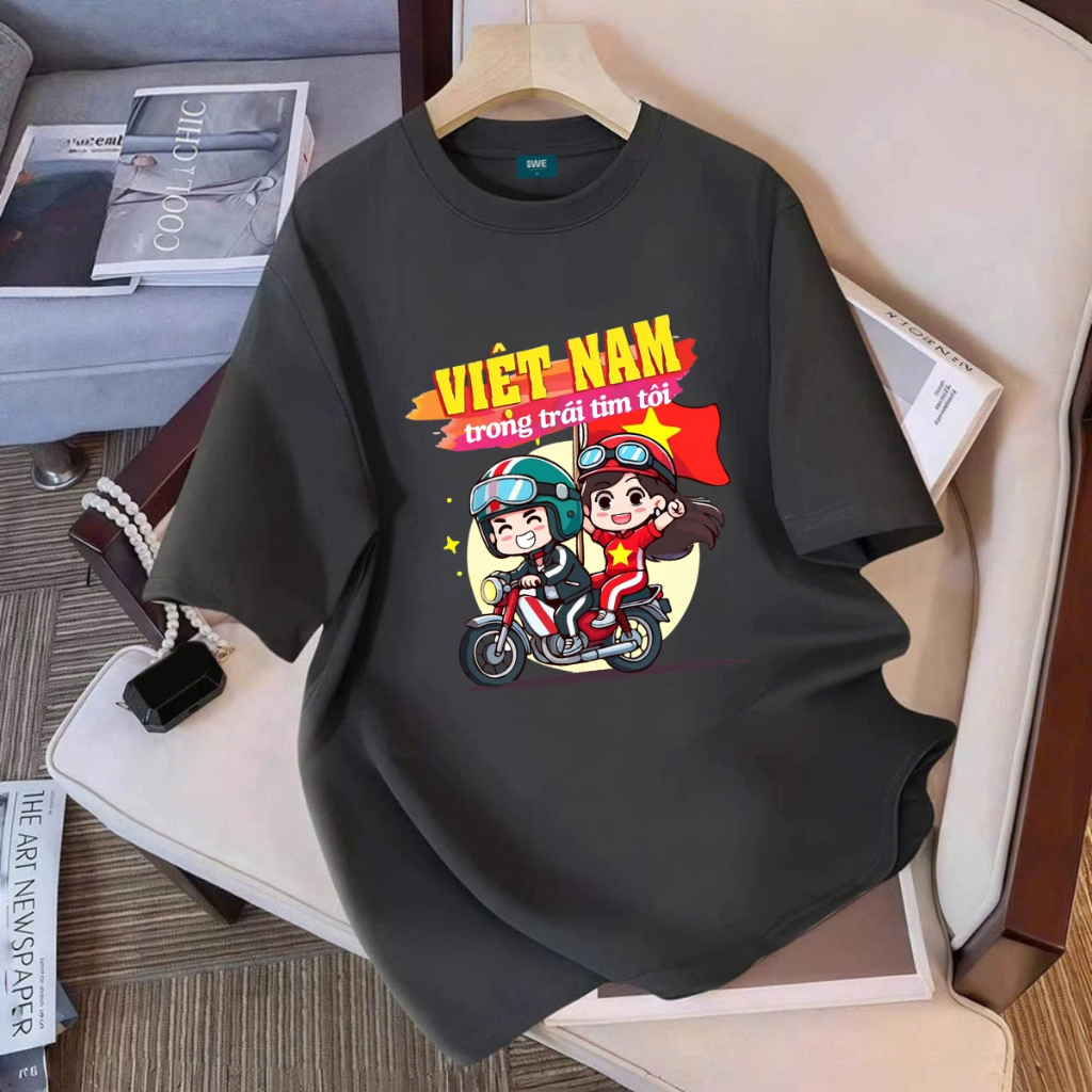 Áo phông Việt Nam trong trái tim tôi local brand We Tee dáng rộng unisex nam nữ - WU1102_thumbnail_4