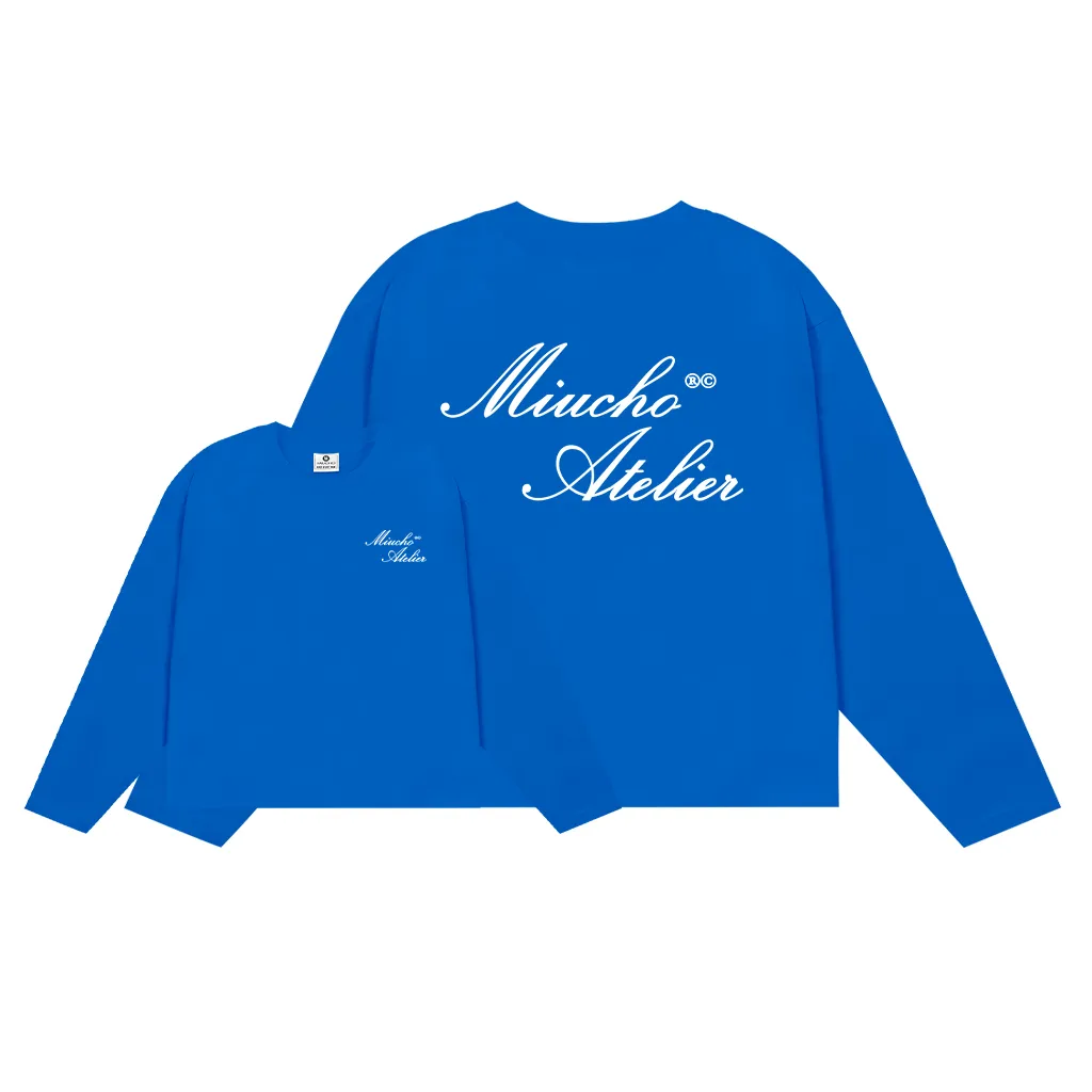 Áo phông nam form boxy tay dài Miucho Club vải cotton co giãn 2 chiều thoáng mát cổ tròn in basic 2677_thumbnail_16