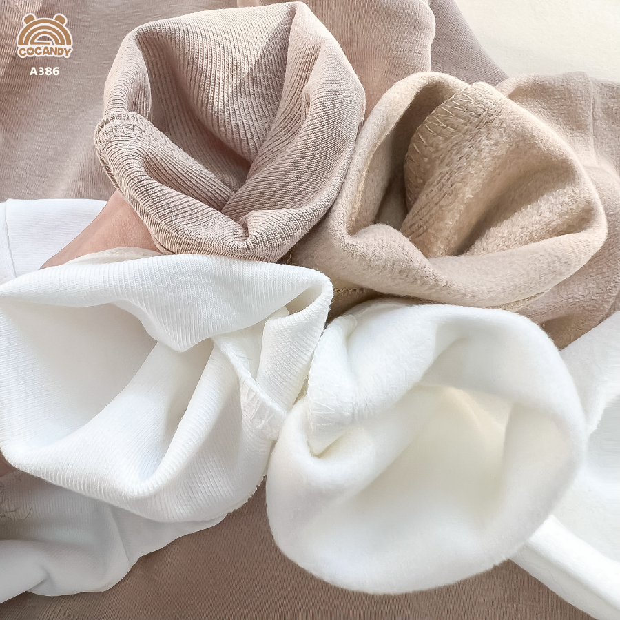 Áo dài Warmish KẺ NÂU trơn cổ 3 phân_thumbnail_4